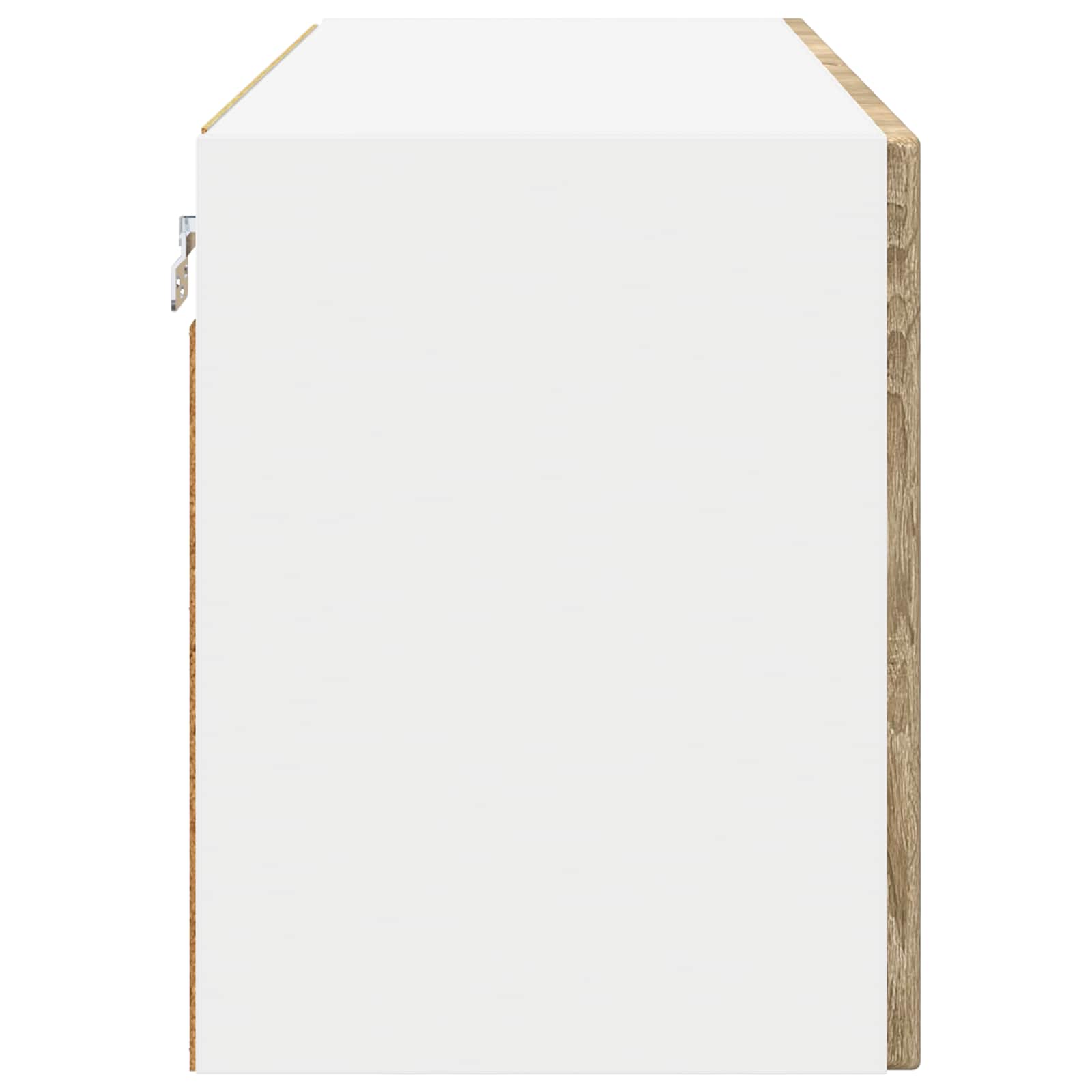 Wandglas-Schrank PORTO Sonoma-Eiche 80 x 31 x 40 cm