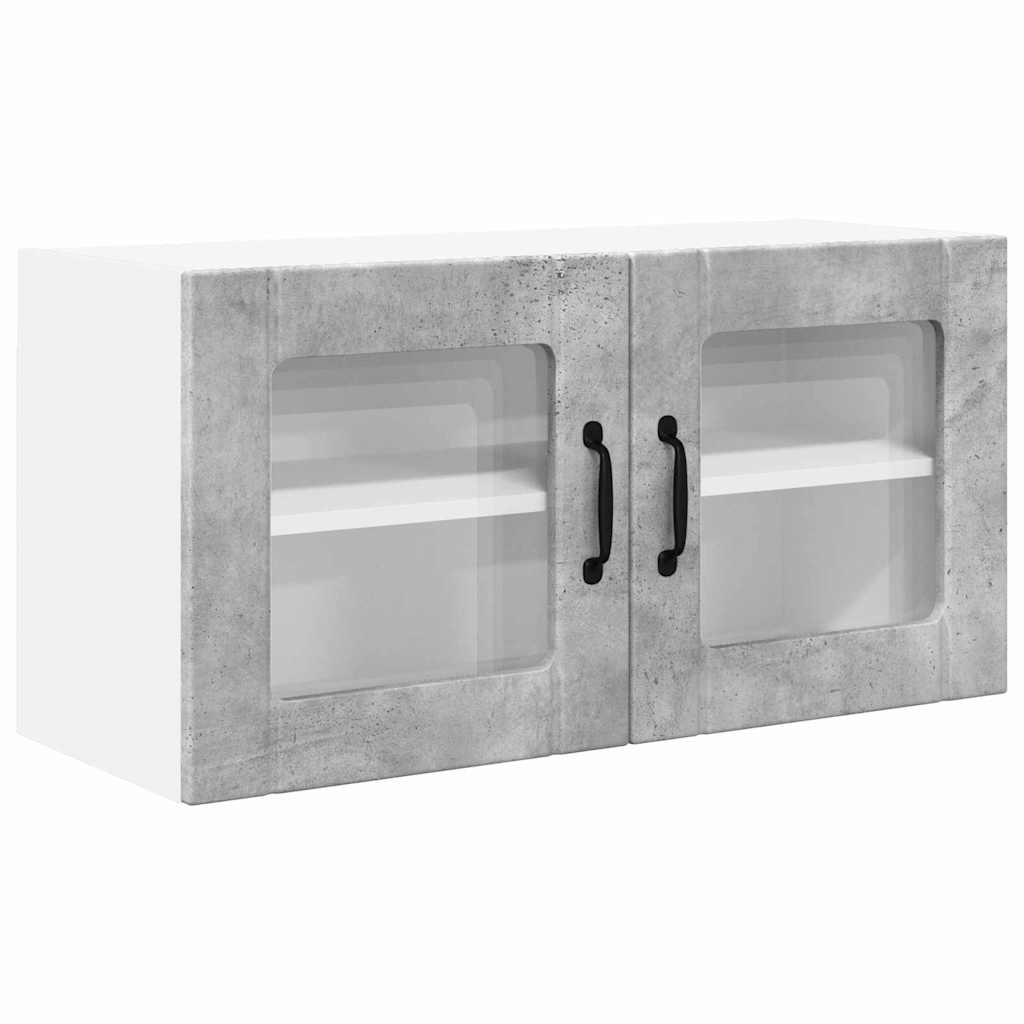 Küchenwandschrank Beton Grau 80 x 31 x 40 cm Holzwerkstoff
