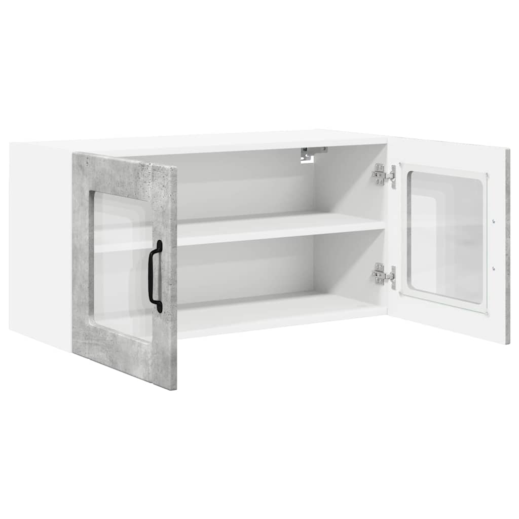 Küchenwandschrank Beton Grau 80 x 31 x 40 cm Holzwerkstoff