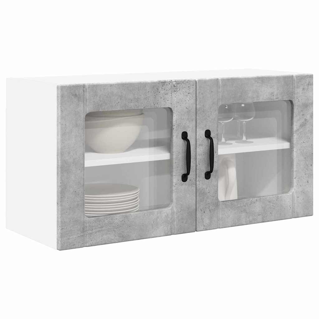Küchenwandschrank Beton Grau 80 x 31 x 40 cm Holzwerkstoff