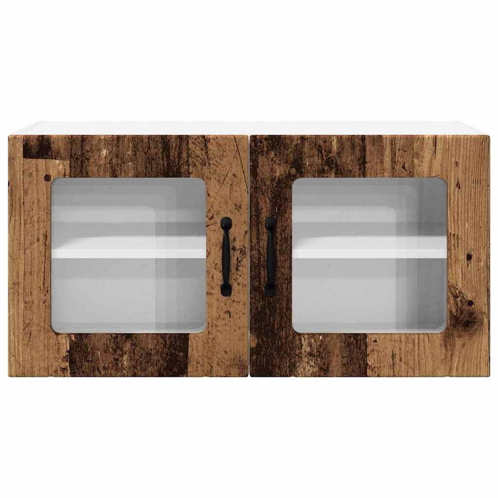 Küchenwandschrank mit Tür Altholz 80 x 31 x 40 cm Holzwerkstoff