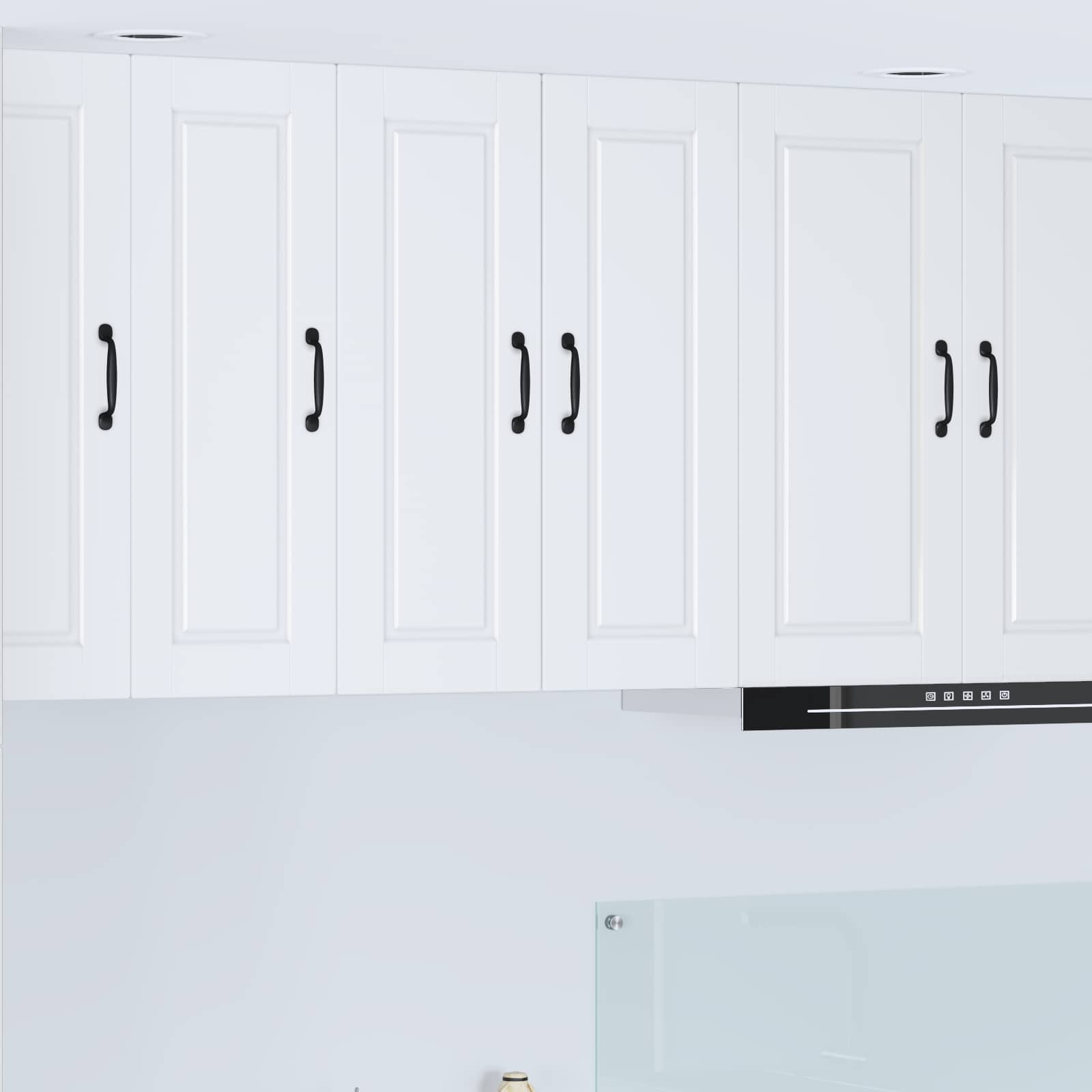 Wandschrank PORTO Weiß 30 x 31 x 80 cm Holzwerkstoff