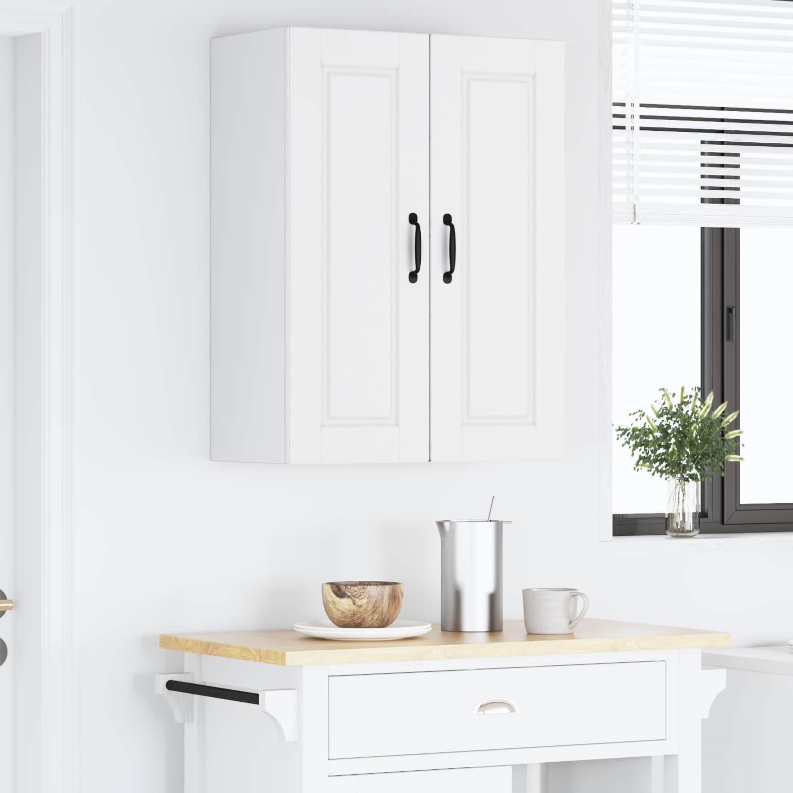 Wandschrank PORTO 2 stk. Weiß Holzwerkstoff