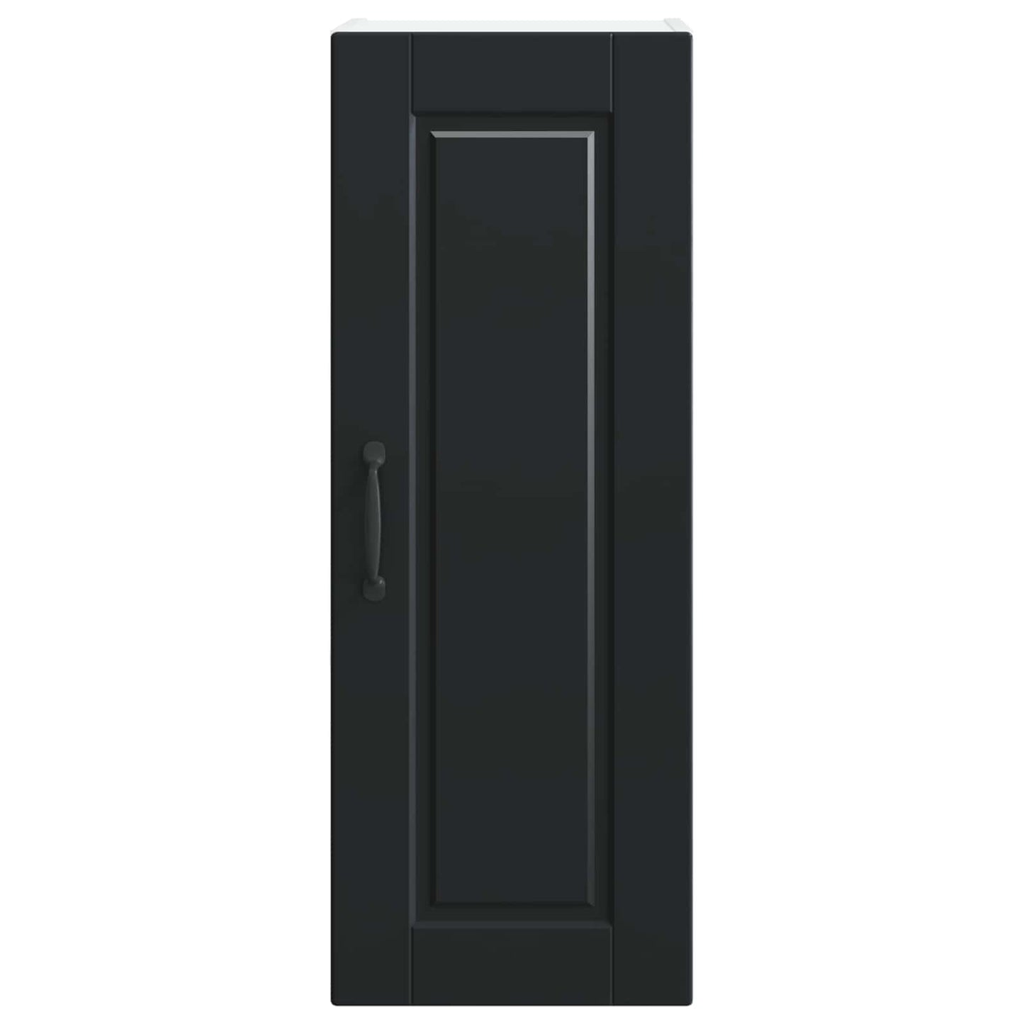 Wandschrank PORTO Schwarz 30 x 31 x 80 cm Holzwerkstoff