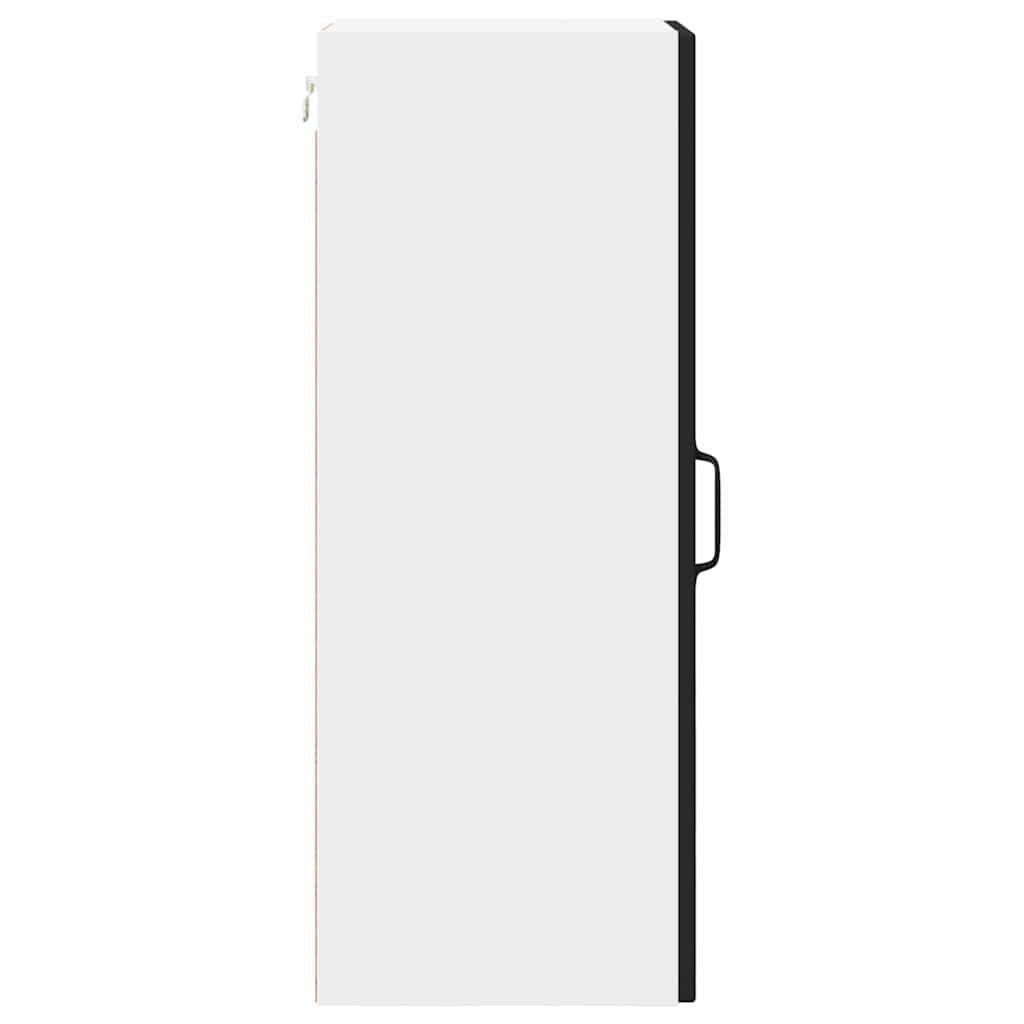 Küchenwandschrank mit Tür Schwarz 30 x 31 x 80 cm Holzwerkstoff