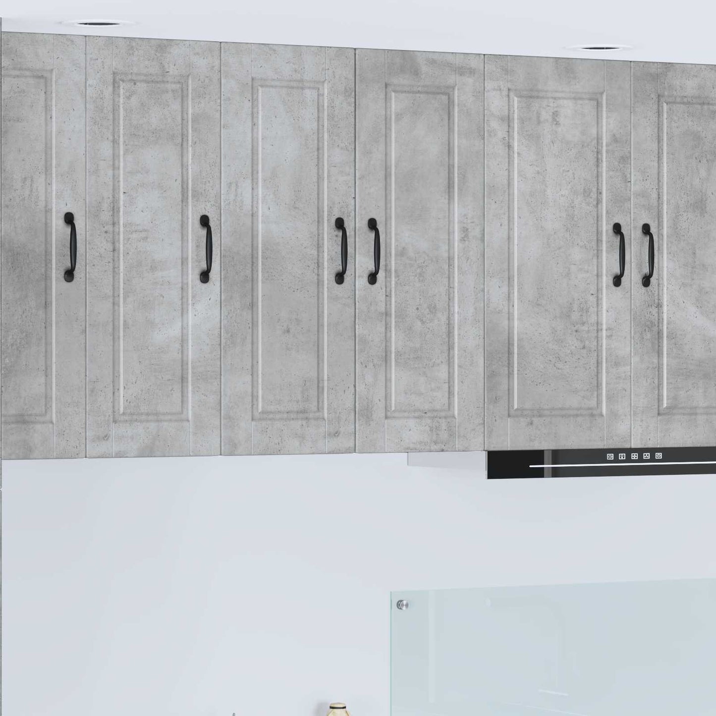 Wandschrank PORTO 2 stk. Beton Grau Holzwerkstoff