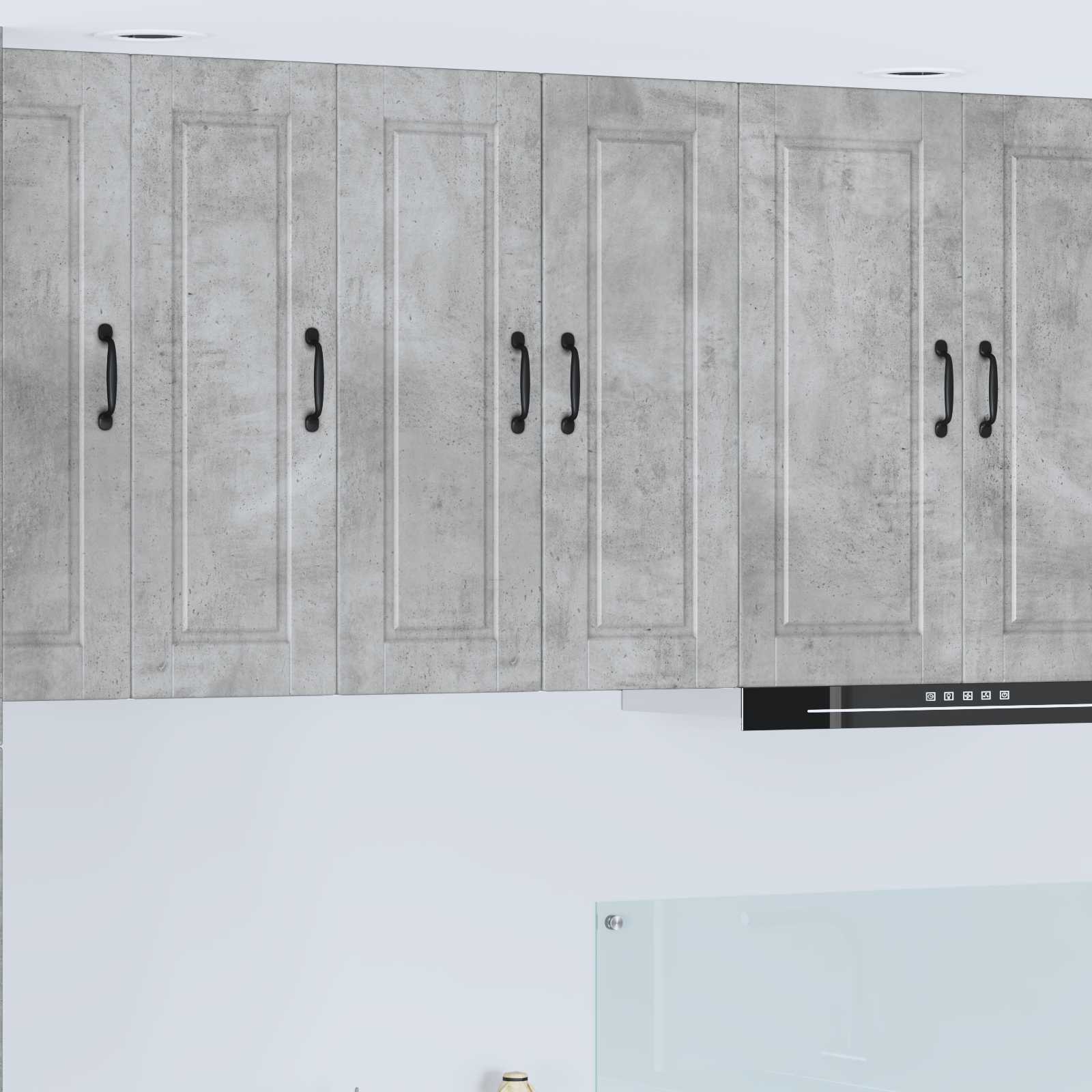 Wandschrank PORTO 2 stk. Beton Grau Holzwerkstoff