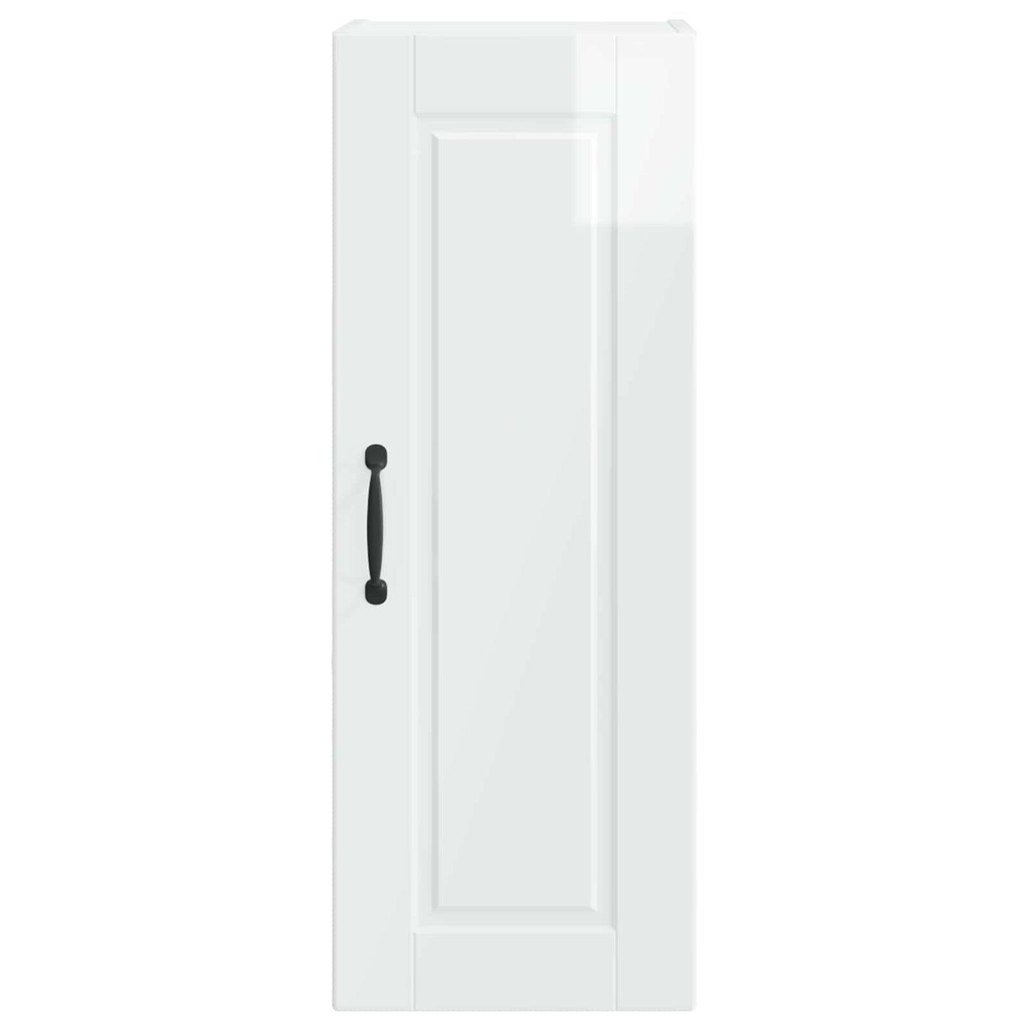 Wandschrank PORTO Hochglanz Weiß 30 x 31 x 80 cm Holzwerkstoff