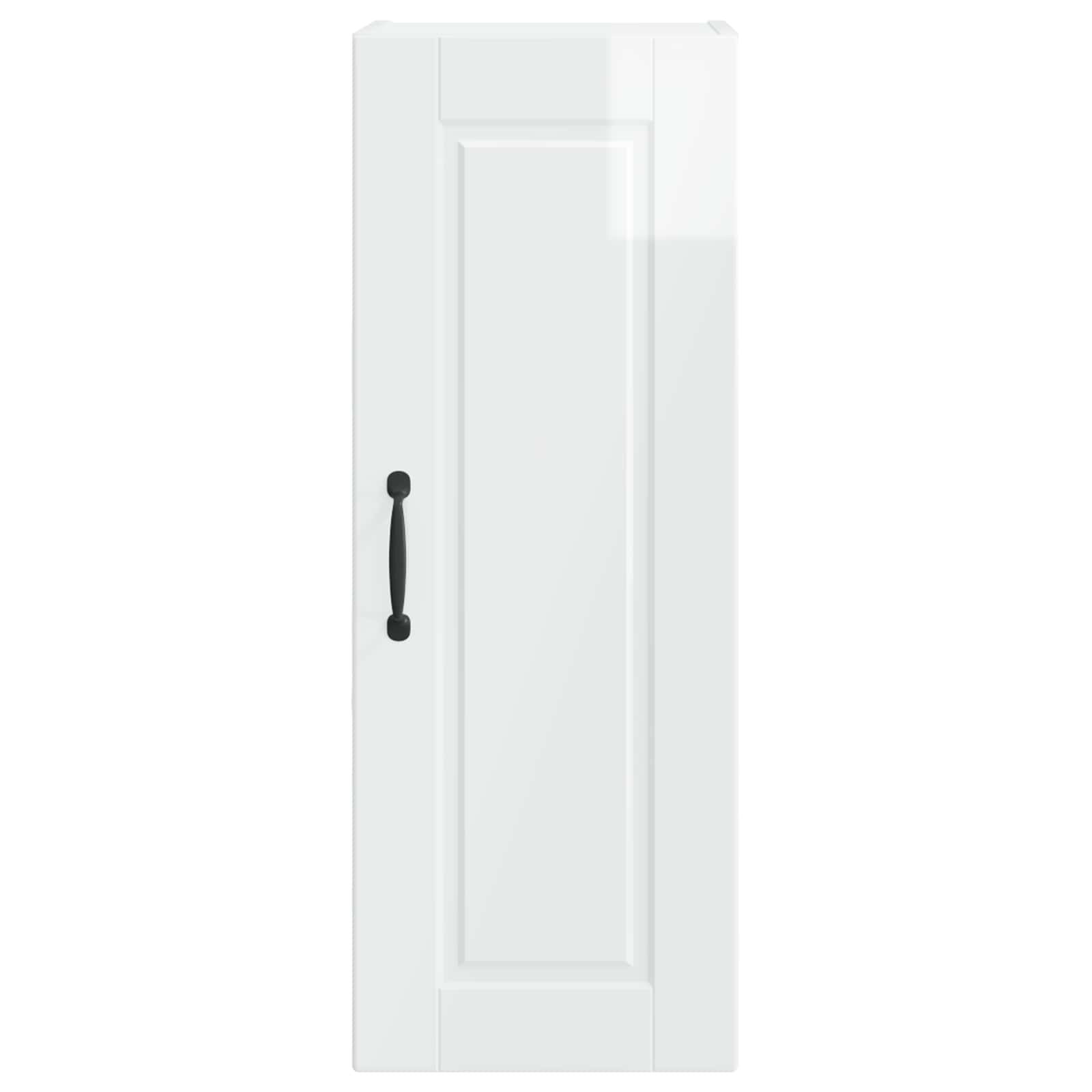 Wandschrank PORTO Hochglanz Weiß 30 x 31 x 80 cm Holzwerkstoff