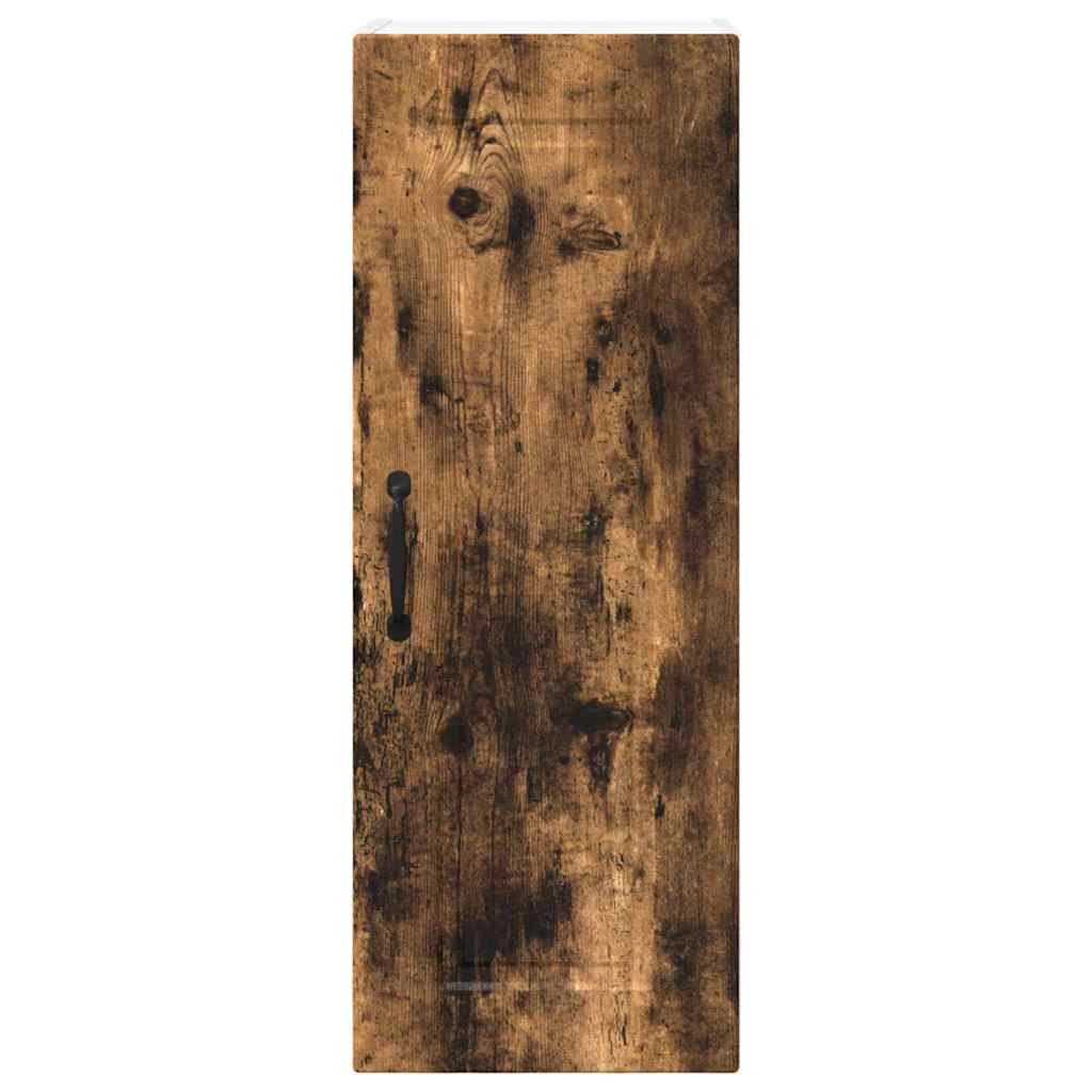 Küchenwandschrank mit Regal Geräucherte Eiche 30 x 31 x 80 cm