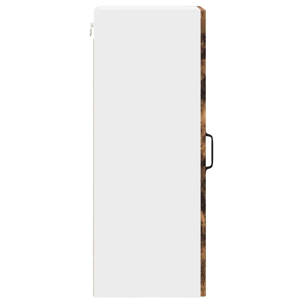 Küchenwandschrank mit Regal Geräucherte Eiche 30 x 31 x 80 cm