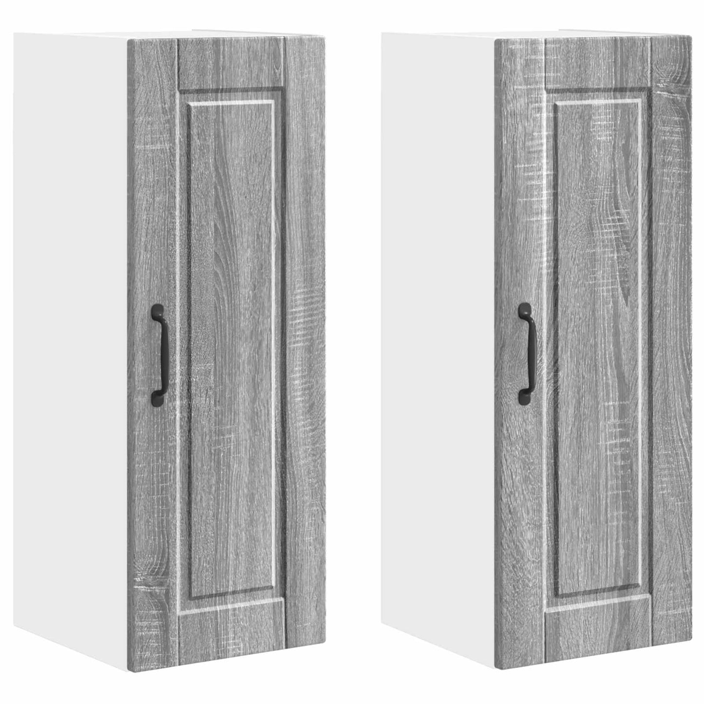Wandschrank PORTO 2 stk. Graues Sonoma Holzwerkstoff