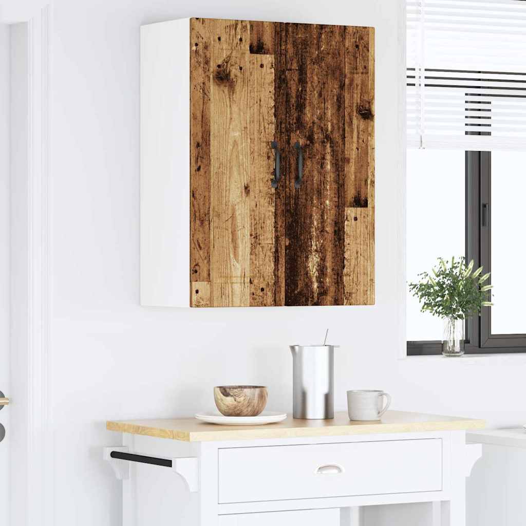 Küchenwandschrank mit Tür Altholz 30 x 31 x 80 cm Holzwerkstoff