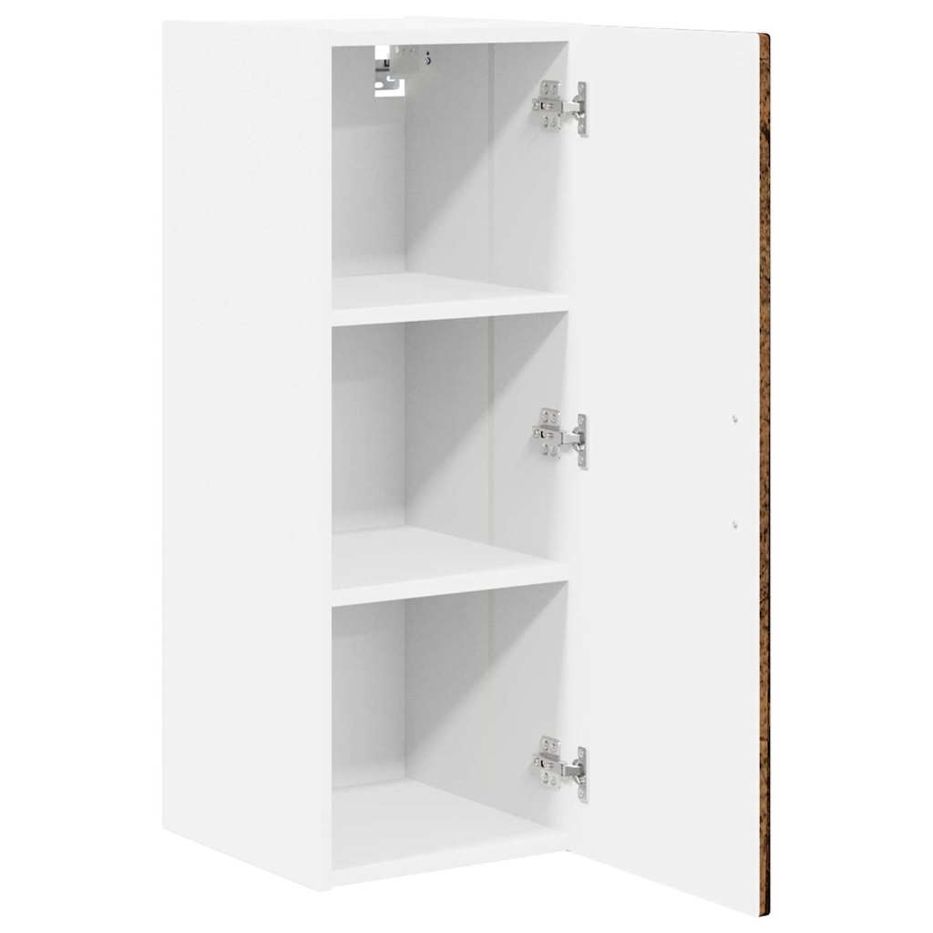 Küchenwandschrank mit Tür Altholz 30 x 31 x 80 cm Holzwerkstoff