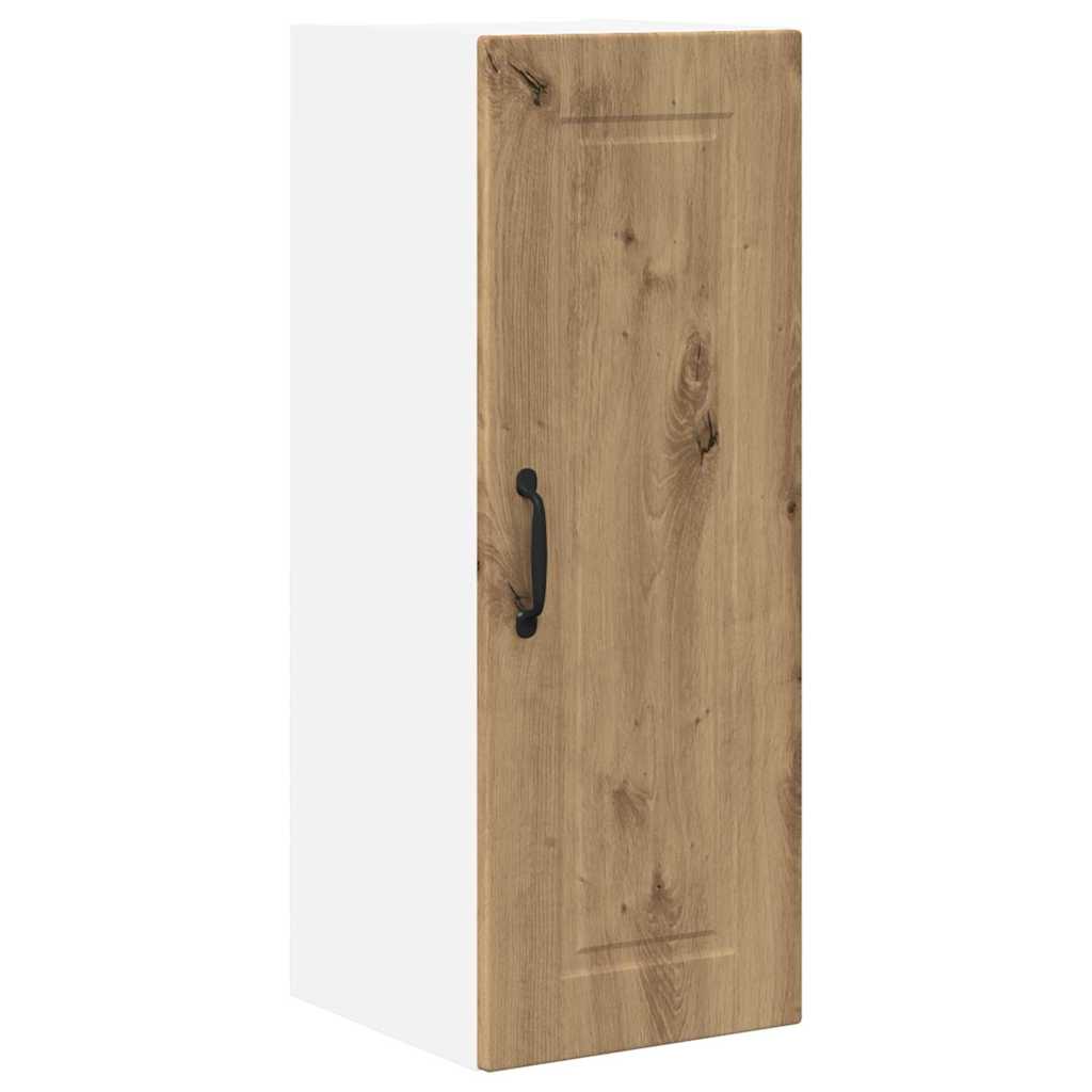 Küchenwandschrank mit Regal 2 pcs Artisan-Eiche 30 x 31 x 80 cm