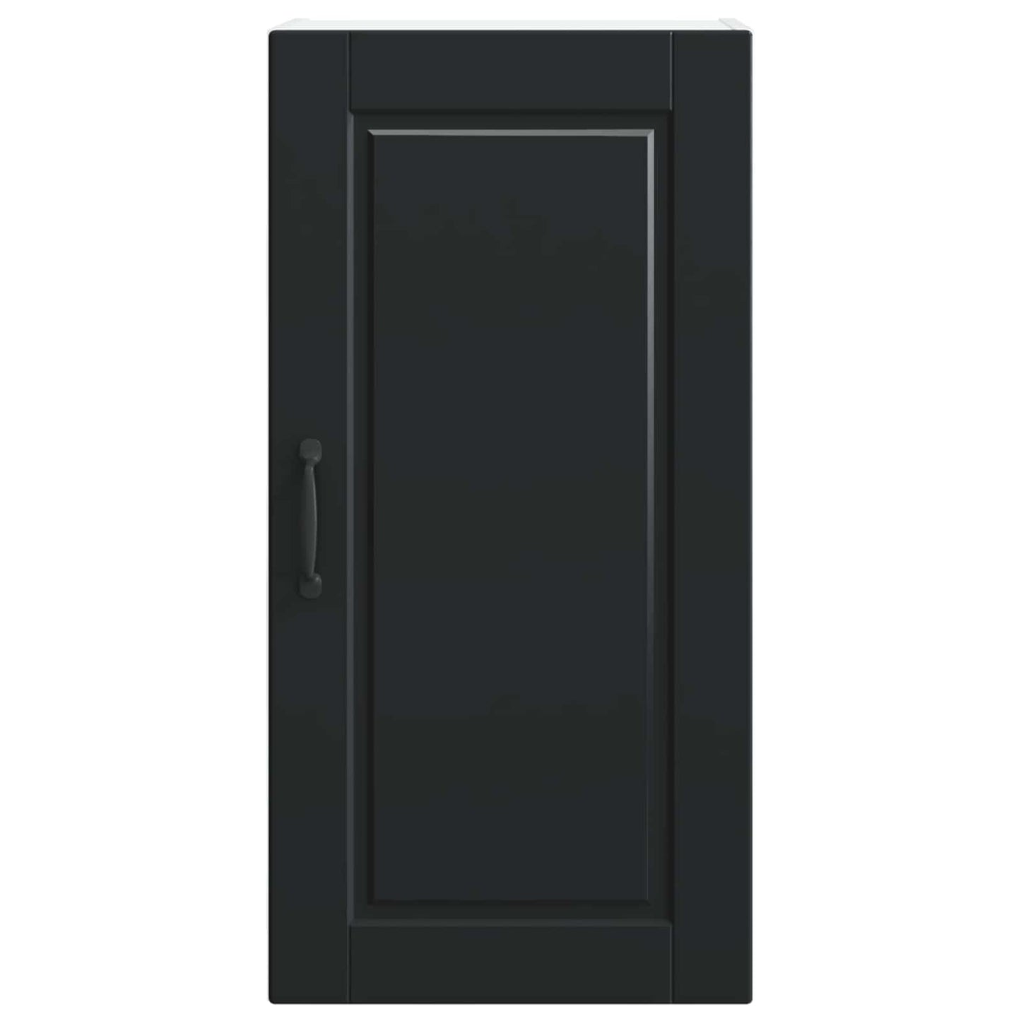 Wandschrank PORTO Schwarz 40 x 31 x 80 cm Holzwerkstoff