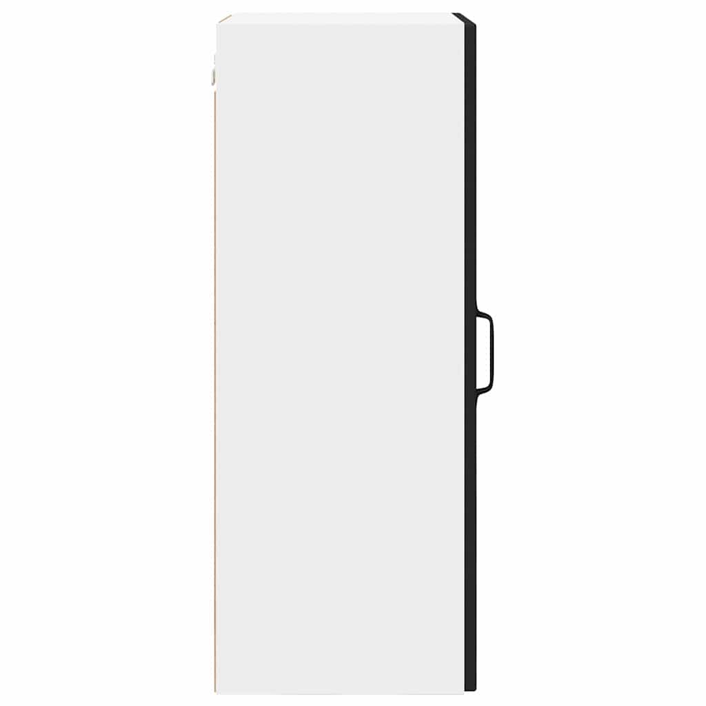 Küchenwandschrank mit Tür Schwarz 40 x 31 x 80 cm Holzwerkstoff