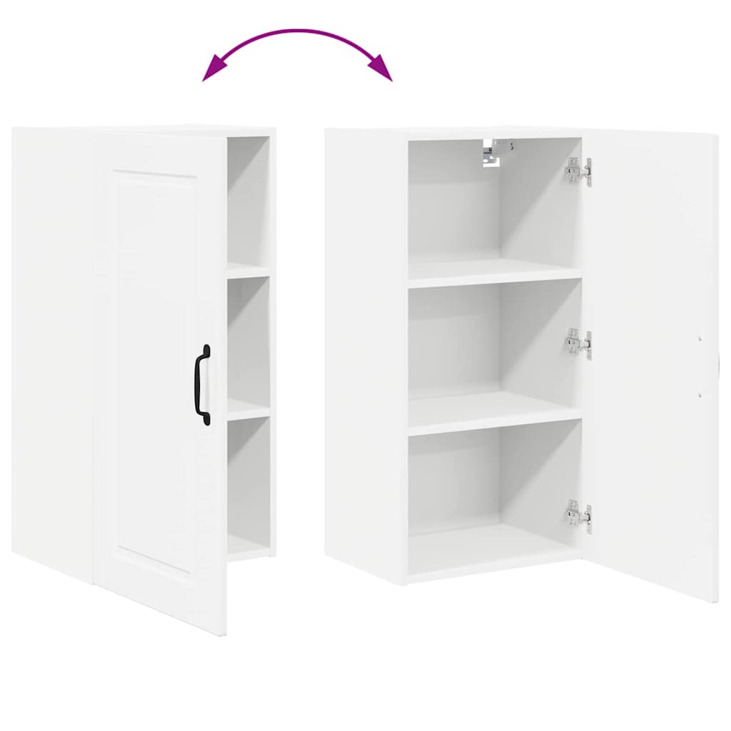 Küchenwandschrank Hochglanz Weiß 40 x 31 x 80 cm Holzwerkstoff