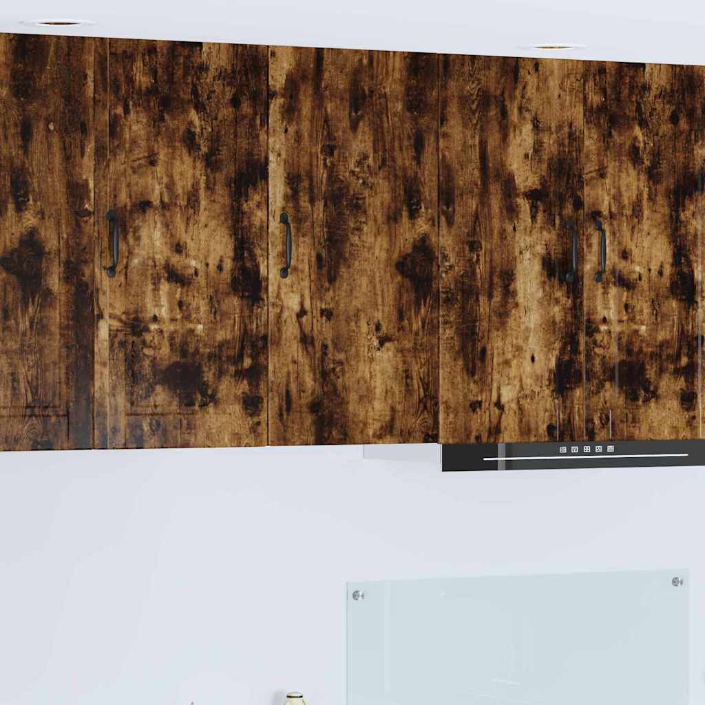 Küchenwandschrank mit Regal Geräucherte Eiche 40 x 31 x 80 cm
