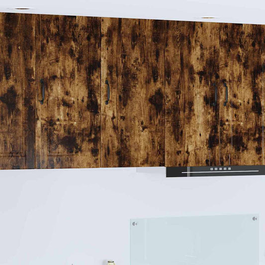 Küchenwandschrank mit Regal Geräucherte Eiche 40 x 31 x 80 cm