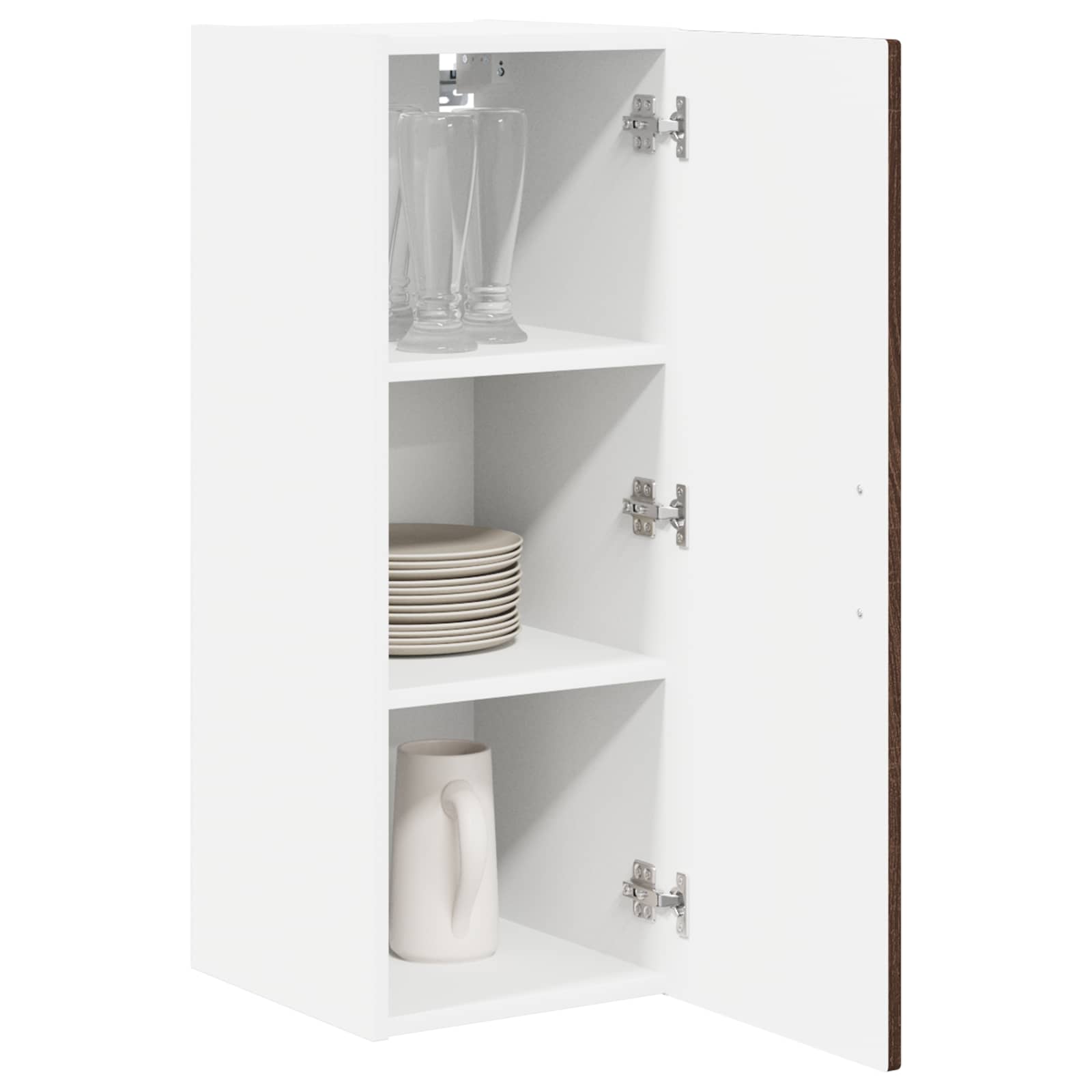 Wandschrank PORTO Braun Eichen-Optik 40 x 31 x 80 cm