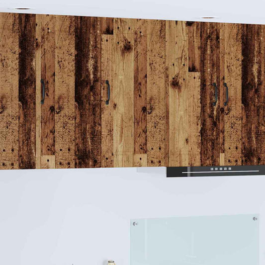 Küchenwandschrank mit Tür Altholz 40 x 31 x 80 cm Holzwerkstoff