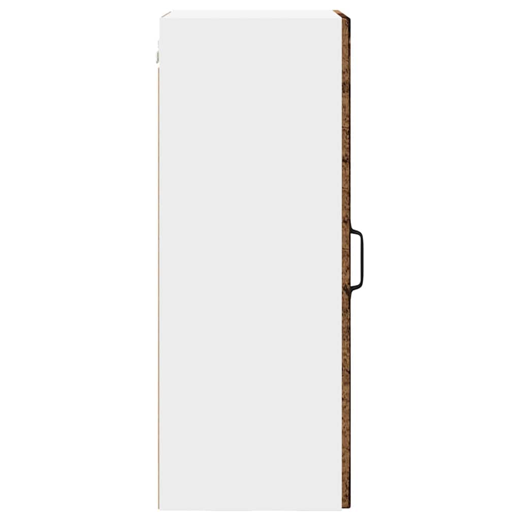 Küchenwandschrank mit Tür Altholz 40 x 31 x 80 cm Holzwerkstoff