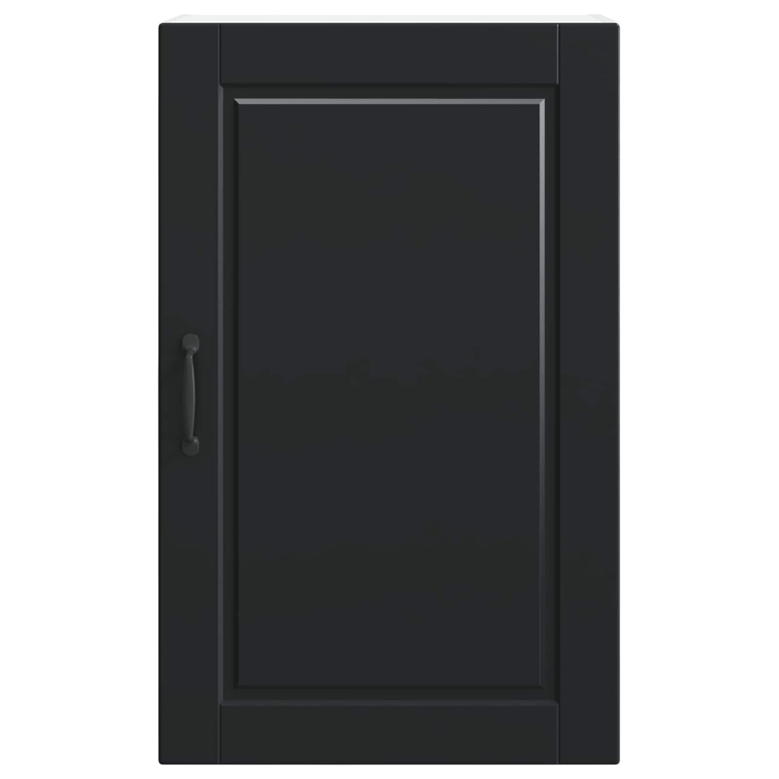 Wandschrank PORTO Schwarz 50 x 31 x 80 cm Holzwerkstoff