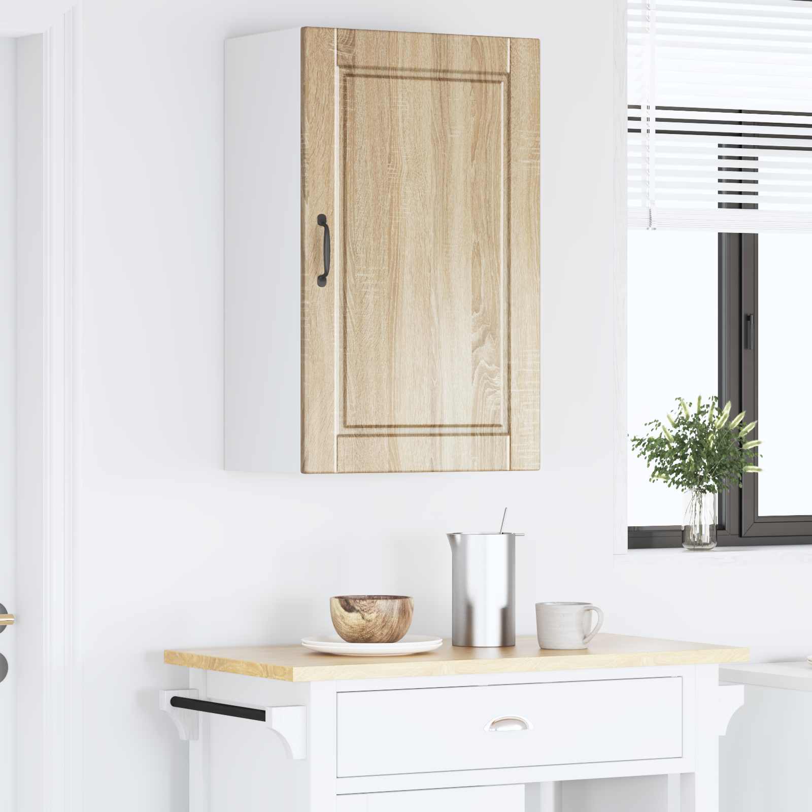 Wandschrank PORTO Sonoma-Eiche 50 x 31 x 80 cm Holzwerkstoff