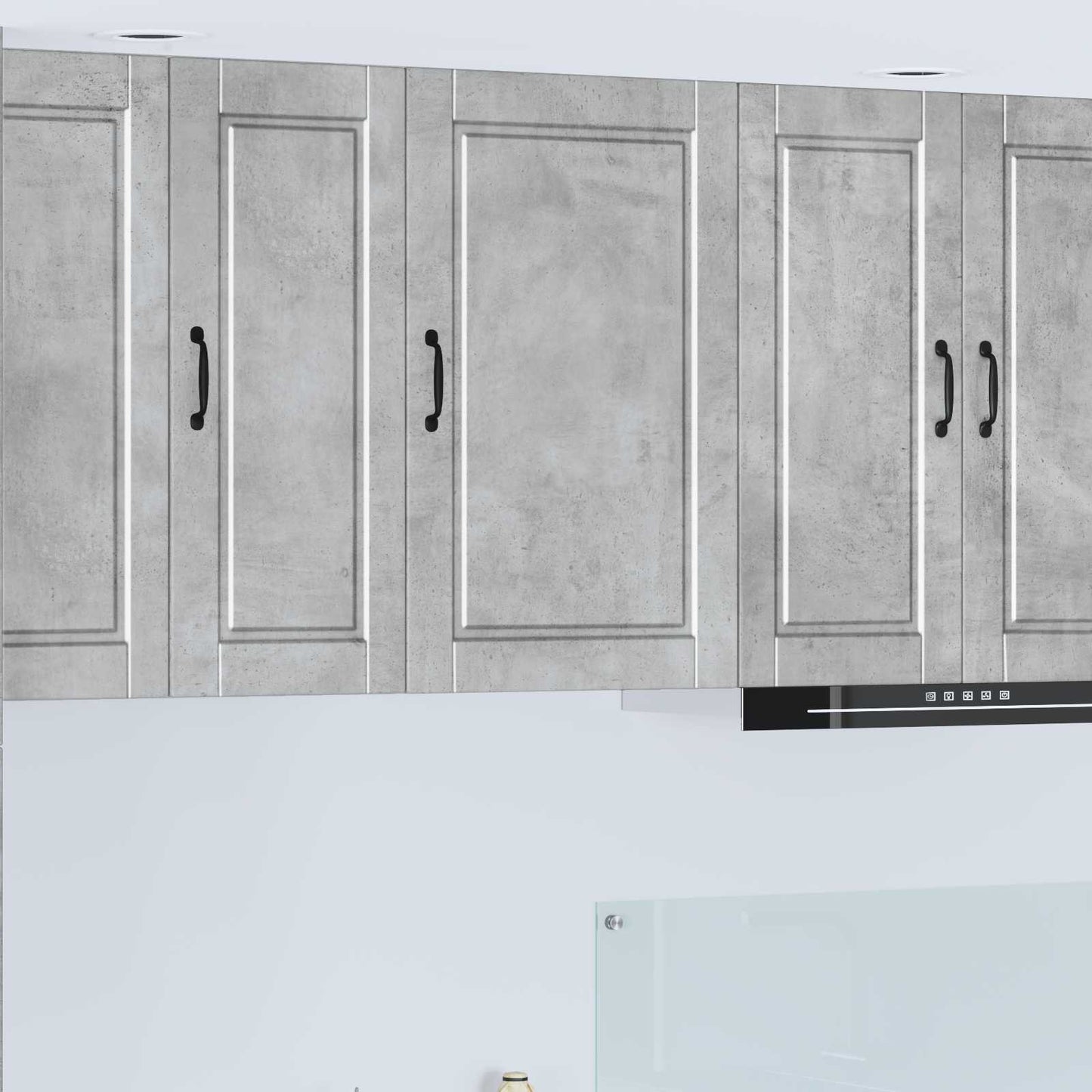 Wandschrank PORTO Beton Grau 50 x 31 x 80 cm Holzwerkstoff
