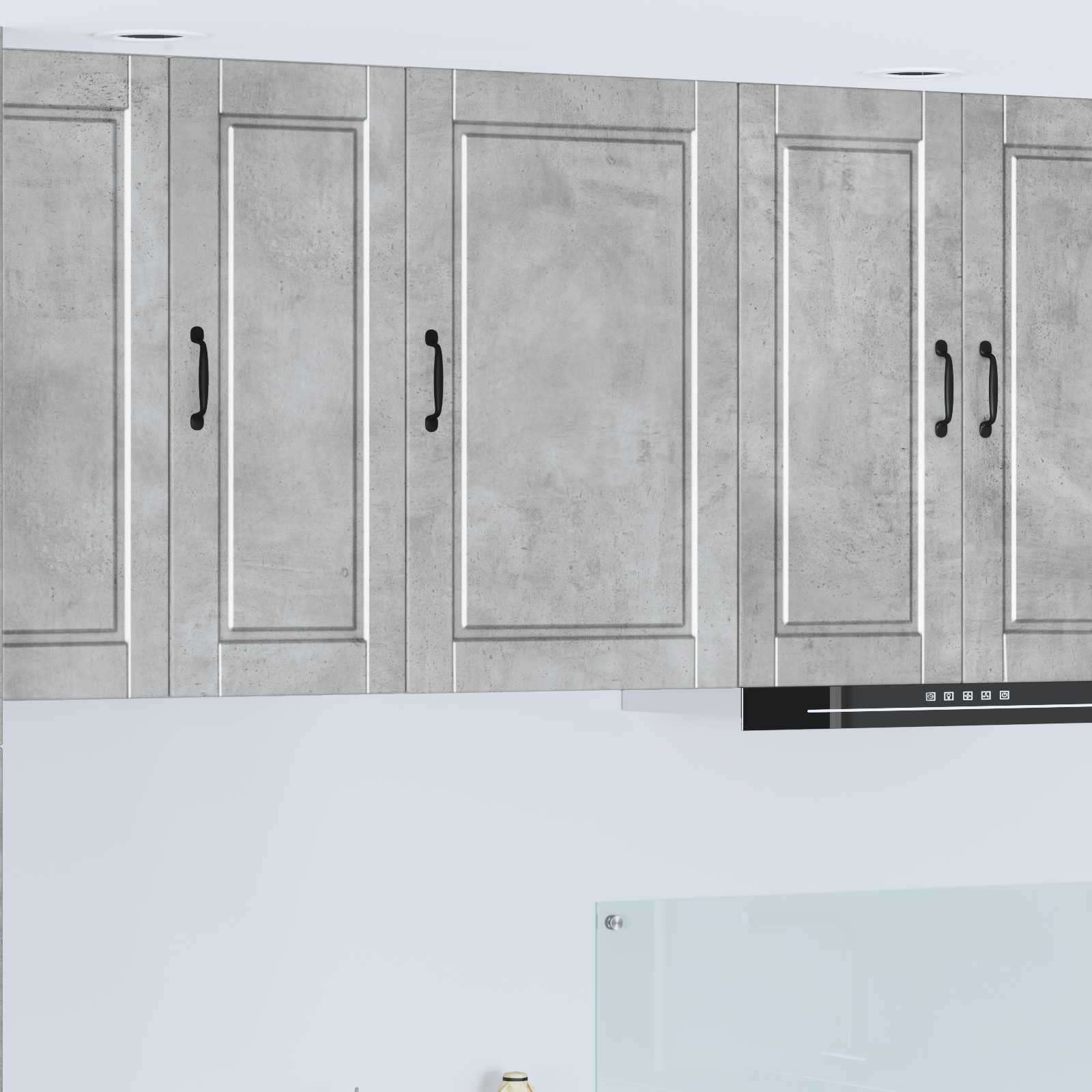 Wandschrank PORTO Beton Grau 50 x 31 x 80 cm Holzwerkstoff