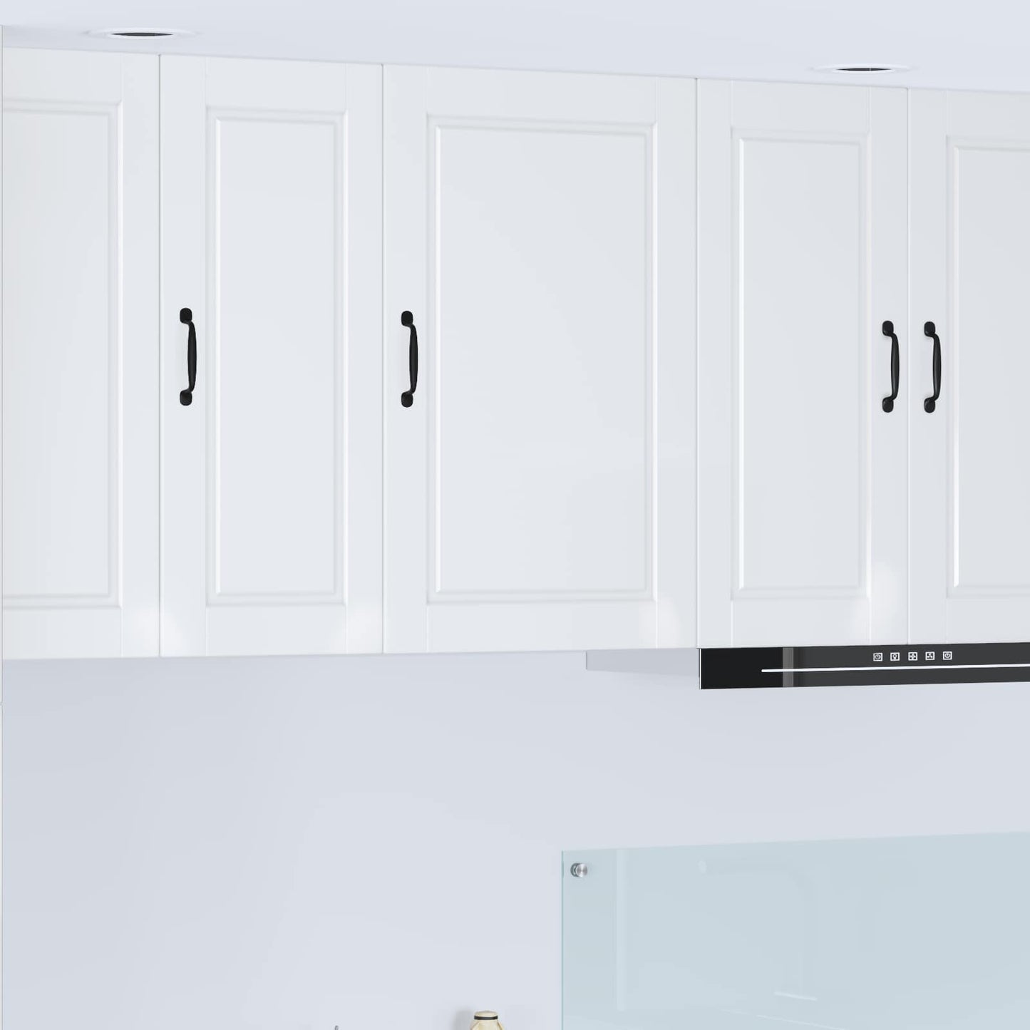 Wandschrank PORTO Hochglanz Weiß 50 x 31 x 80 cm Holzwerkstoff