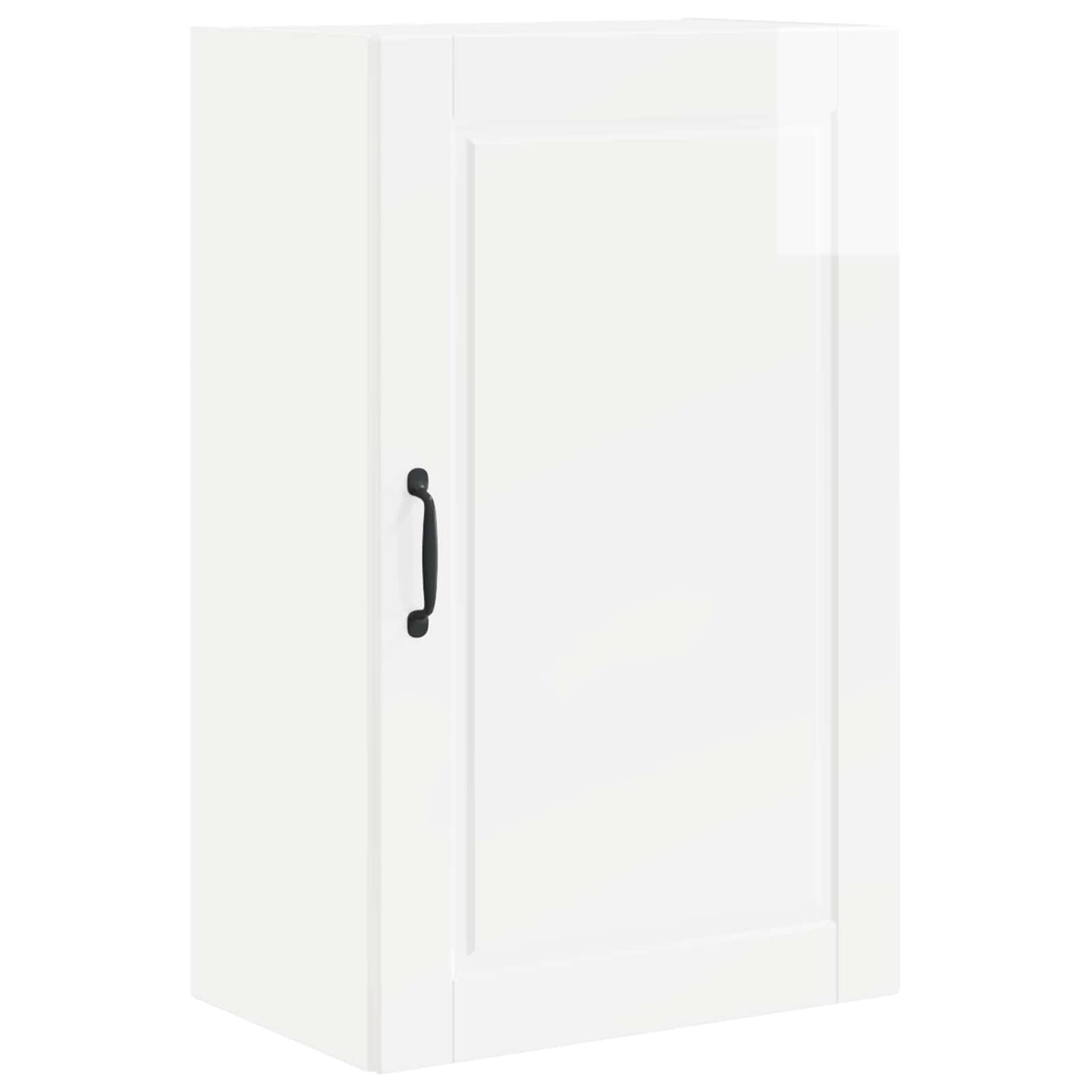 Wandschrank PORTO Hochglanz Weiß 50 x 31 x 80 cm Holzwerkstoff