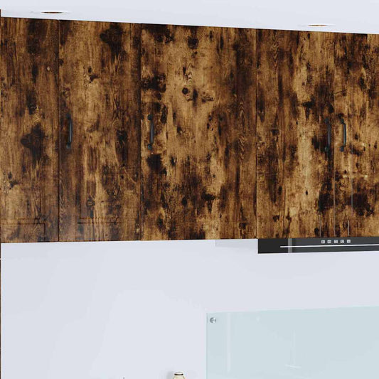 Küchenwandschrank mit Regal Geräucherte Eiche 50 x 31 x 80 cm