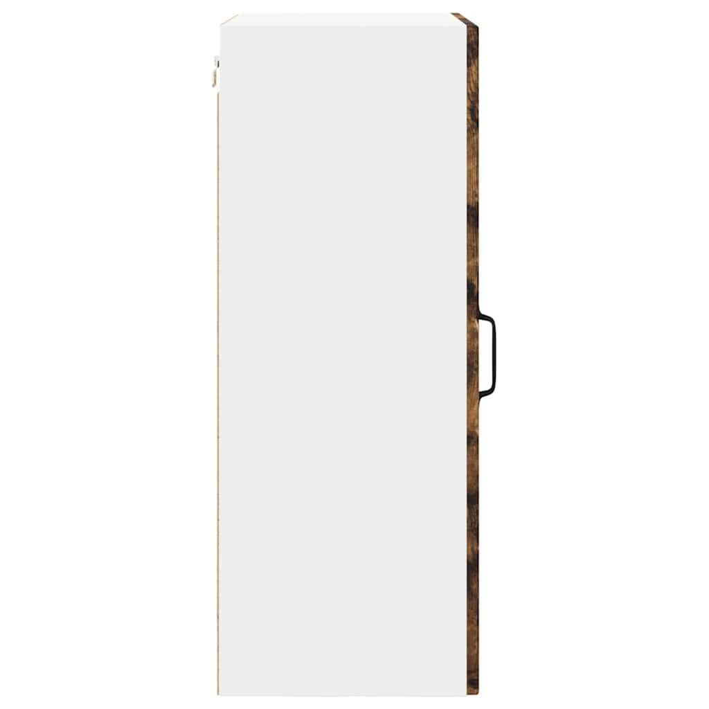 Küchenwandschrank mit Regal Geräucherte Eiche 50 x 31 x 80 cm