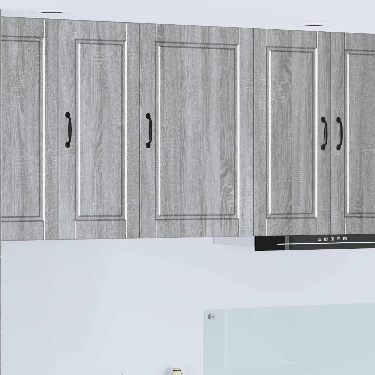 Wandschrank PORTO Graues Sonoma 50 x 31 x 80 cm Holzwerkstoff