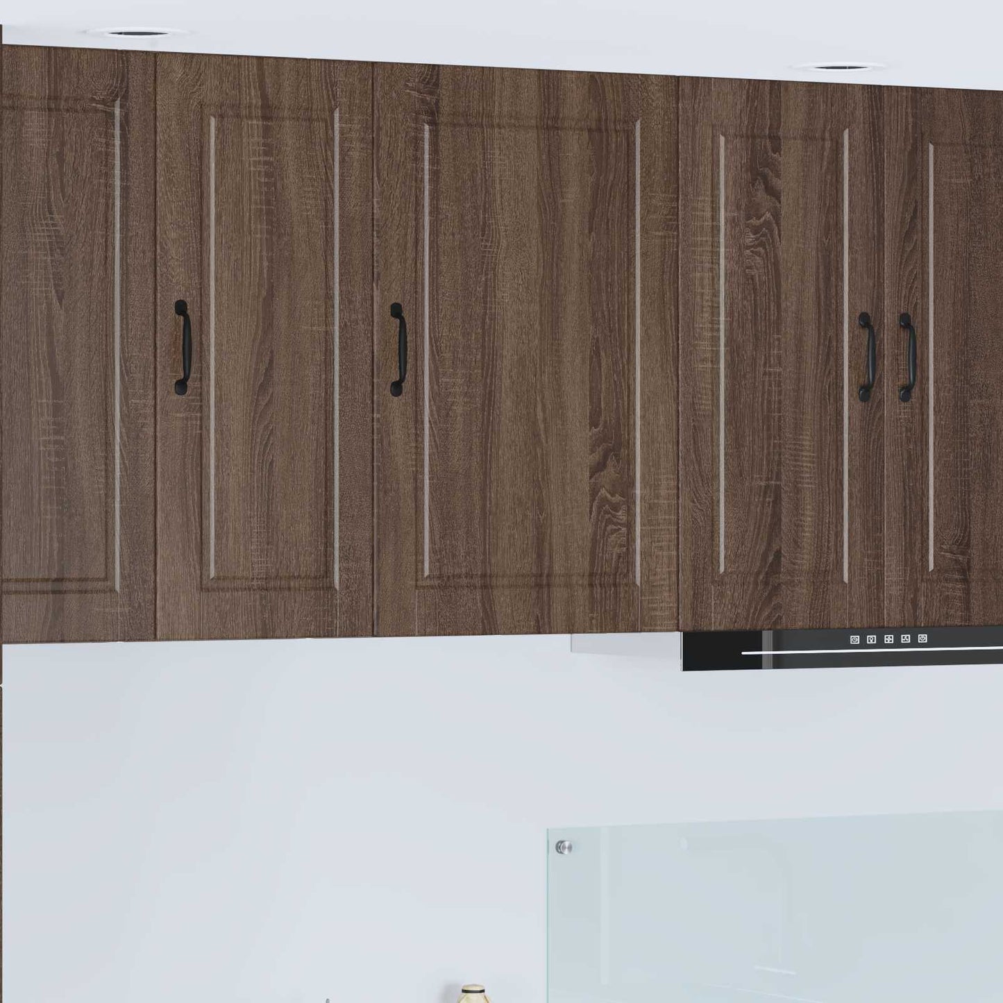 Wandschrank PORTO Braun Eichen-Optik 50 x 31 x 80 cm