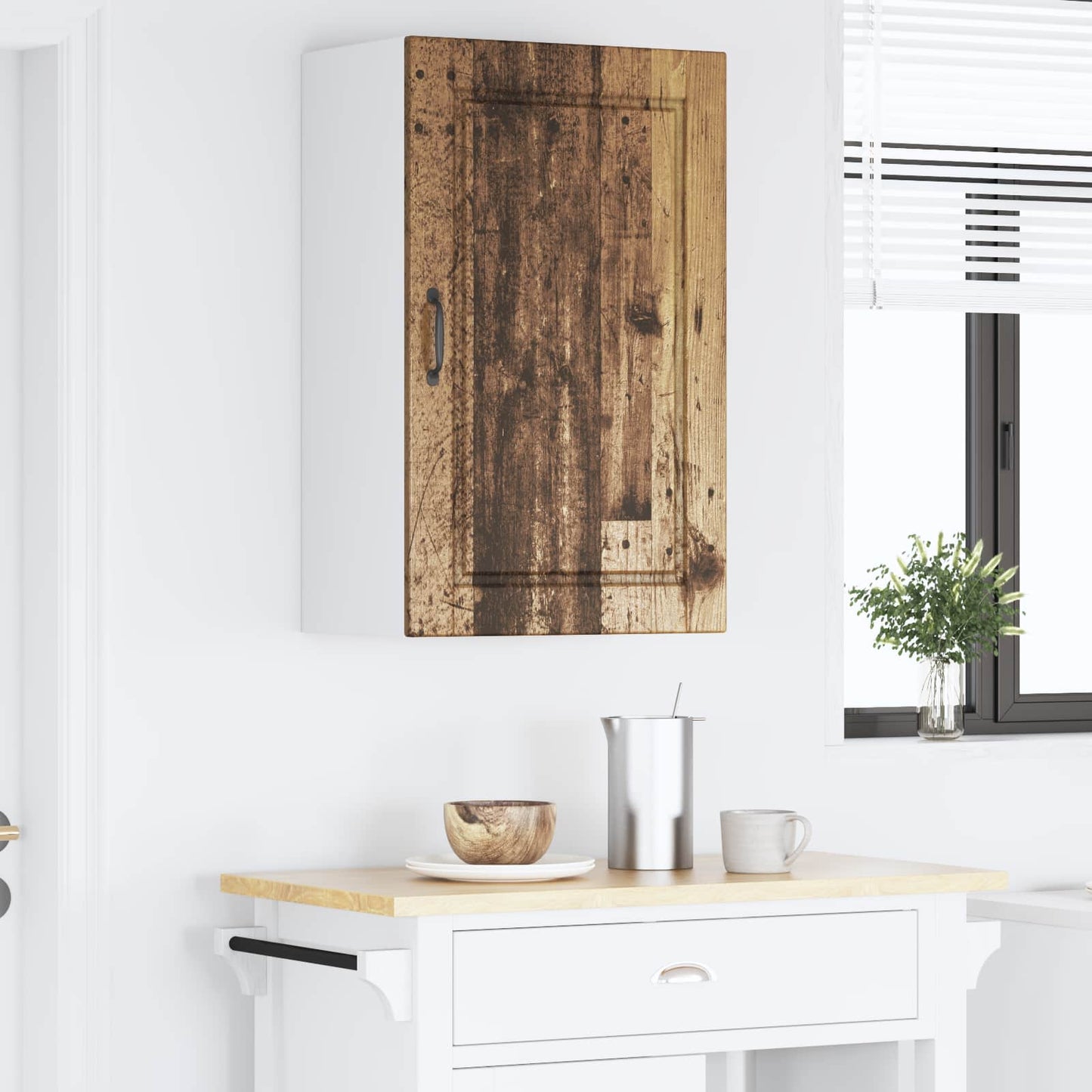 Wandschrank PORTO Altholz 50 x 31 x 80 cm Holzwerkstoff