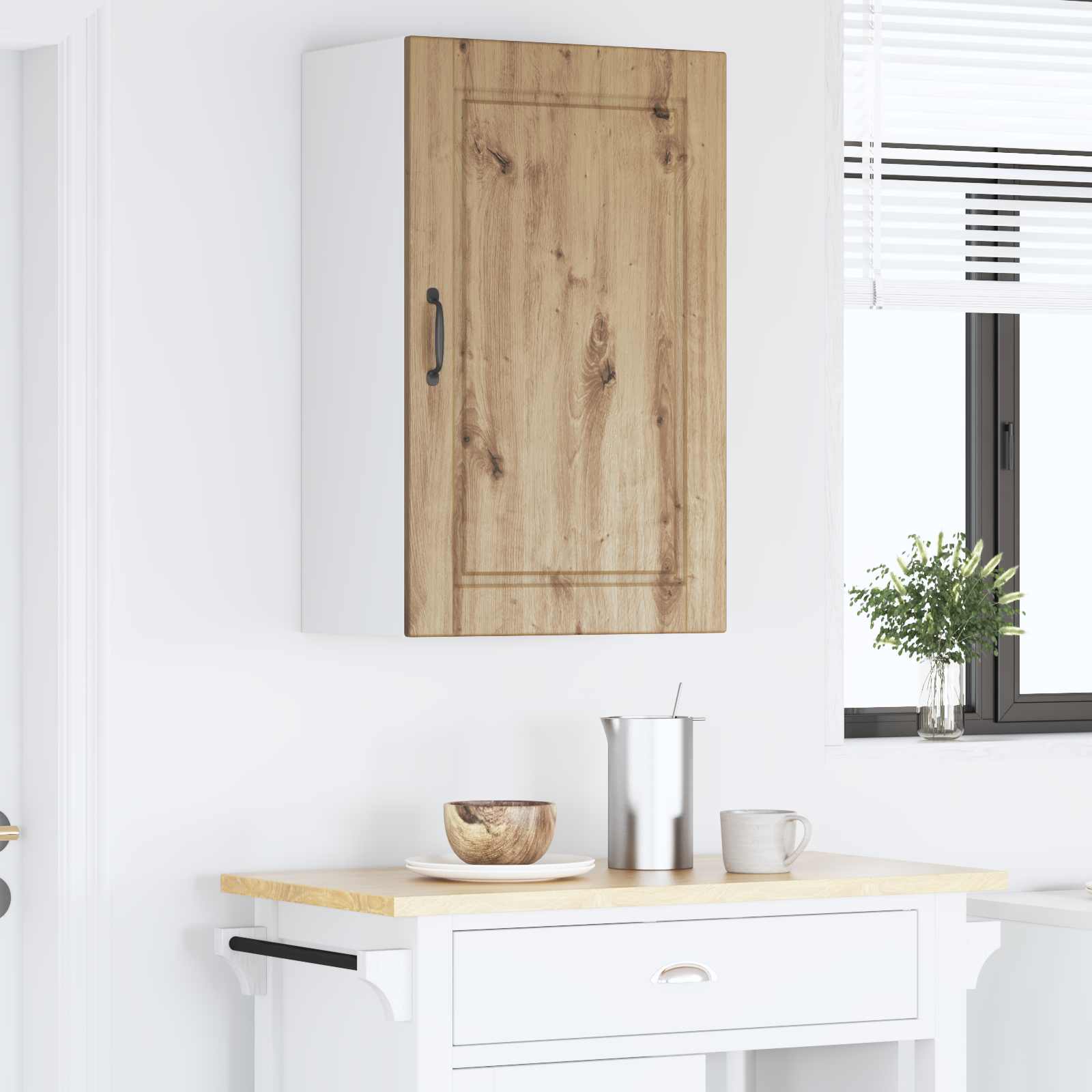 Wandschrank PORTO Artisan-Eiche 50 x 31 x 80 cm Holzwerkstoff