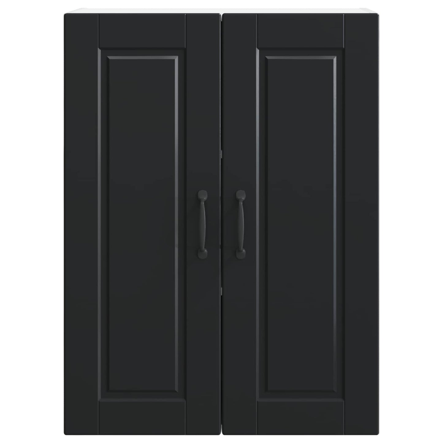 Wandschrank PORTO Schwarz 60 x 31 x 80 cm Holzwerkstoff
