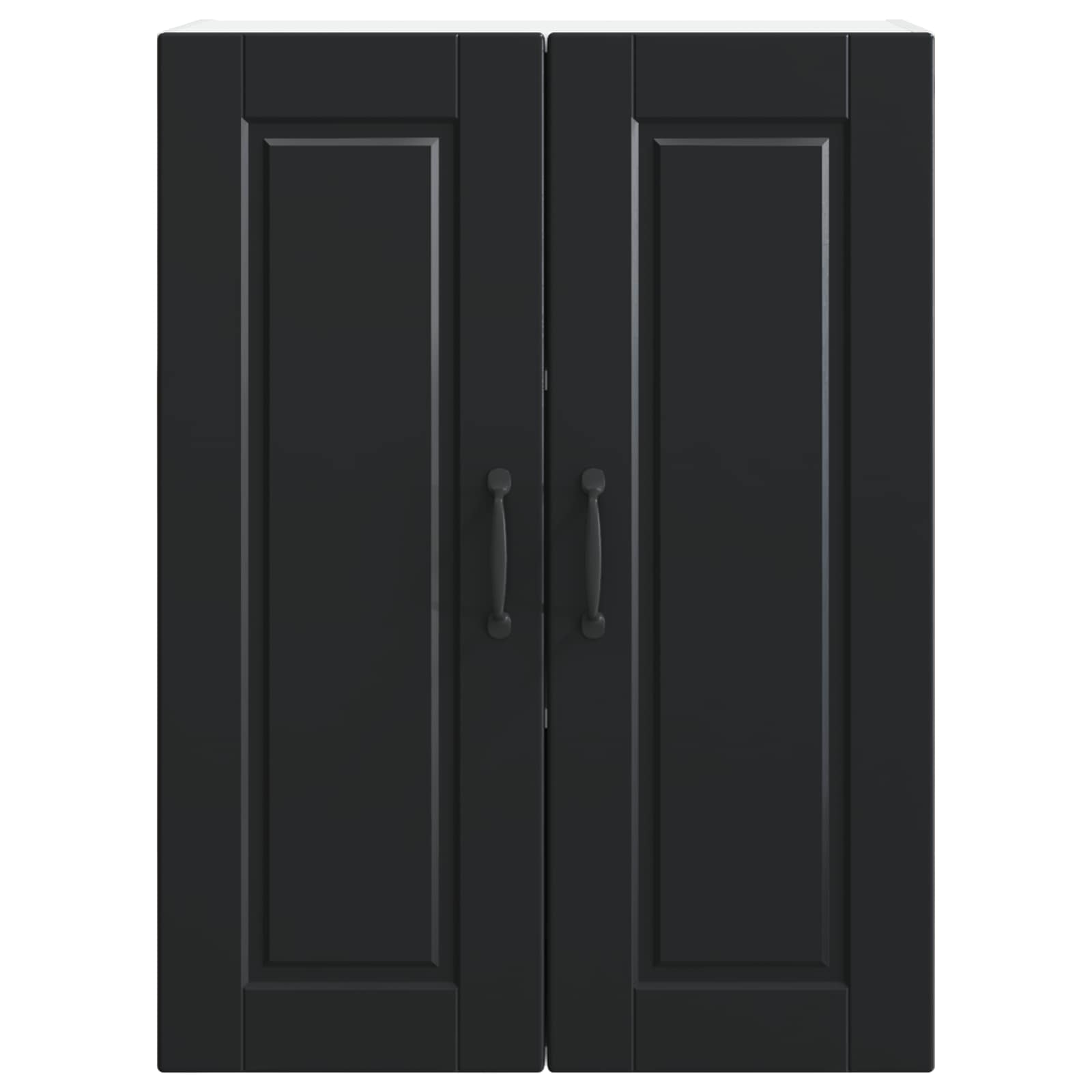 Wandschrank PORTO Schwarz 60 x 31 x 80 cm Holzwerkstoff