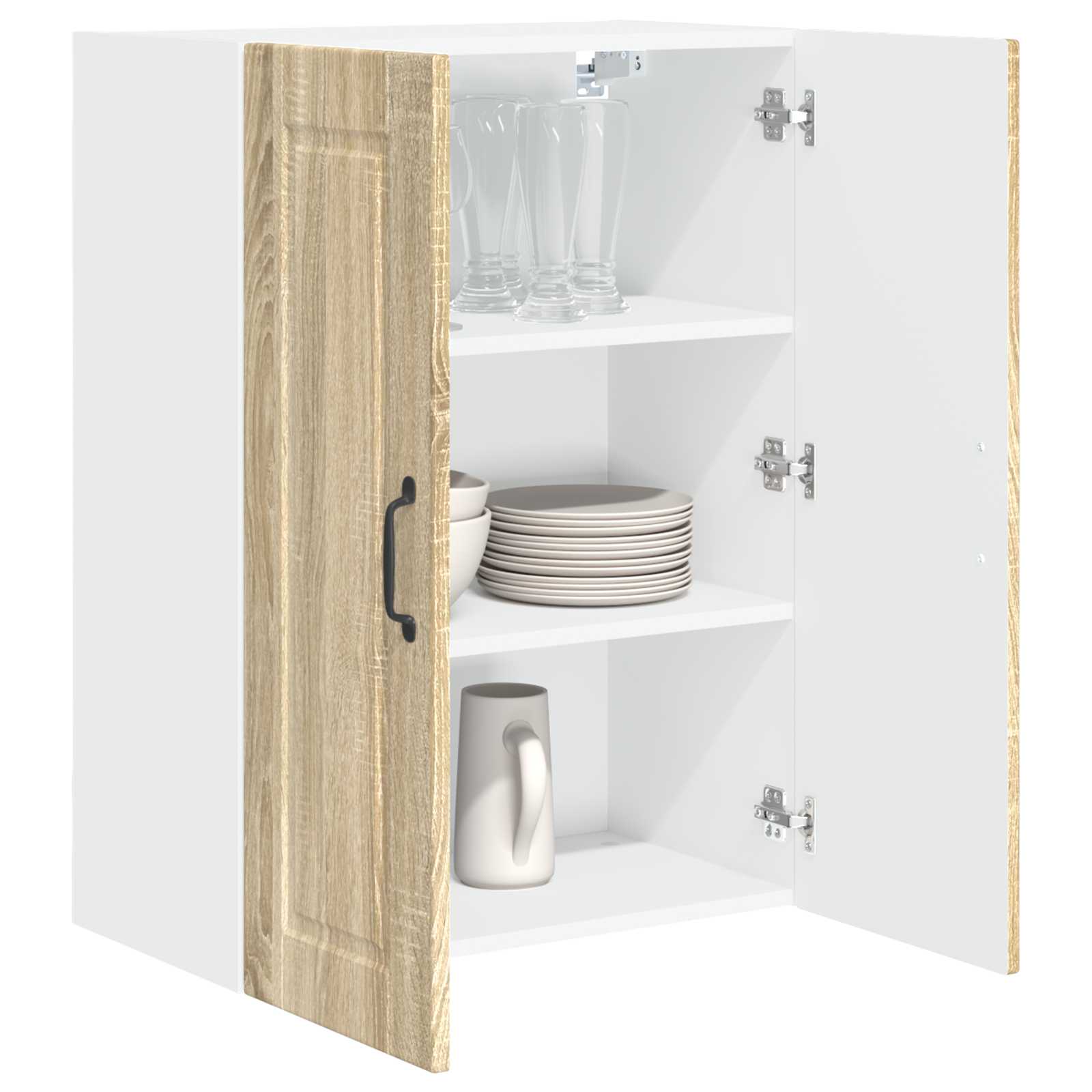 Wandschrank PORTO Sonoma-Eiche 60 x 31 x 80 cm Holzwerkstoff