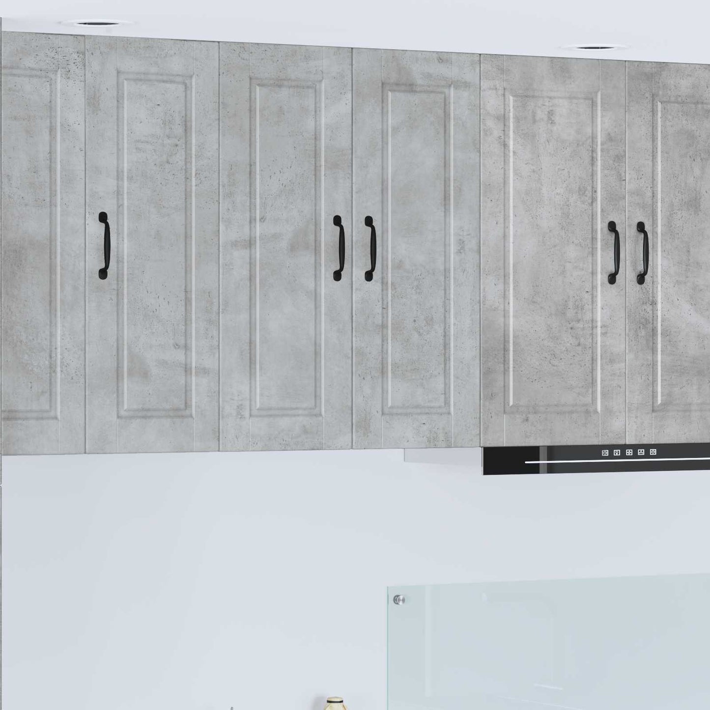 Wandschrank PORTO Beton Grau 60 x 31 x 80 cm Holzwerkstoff