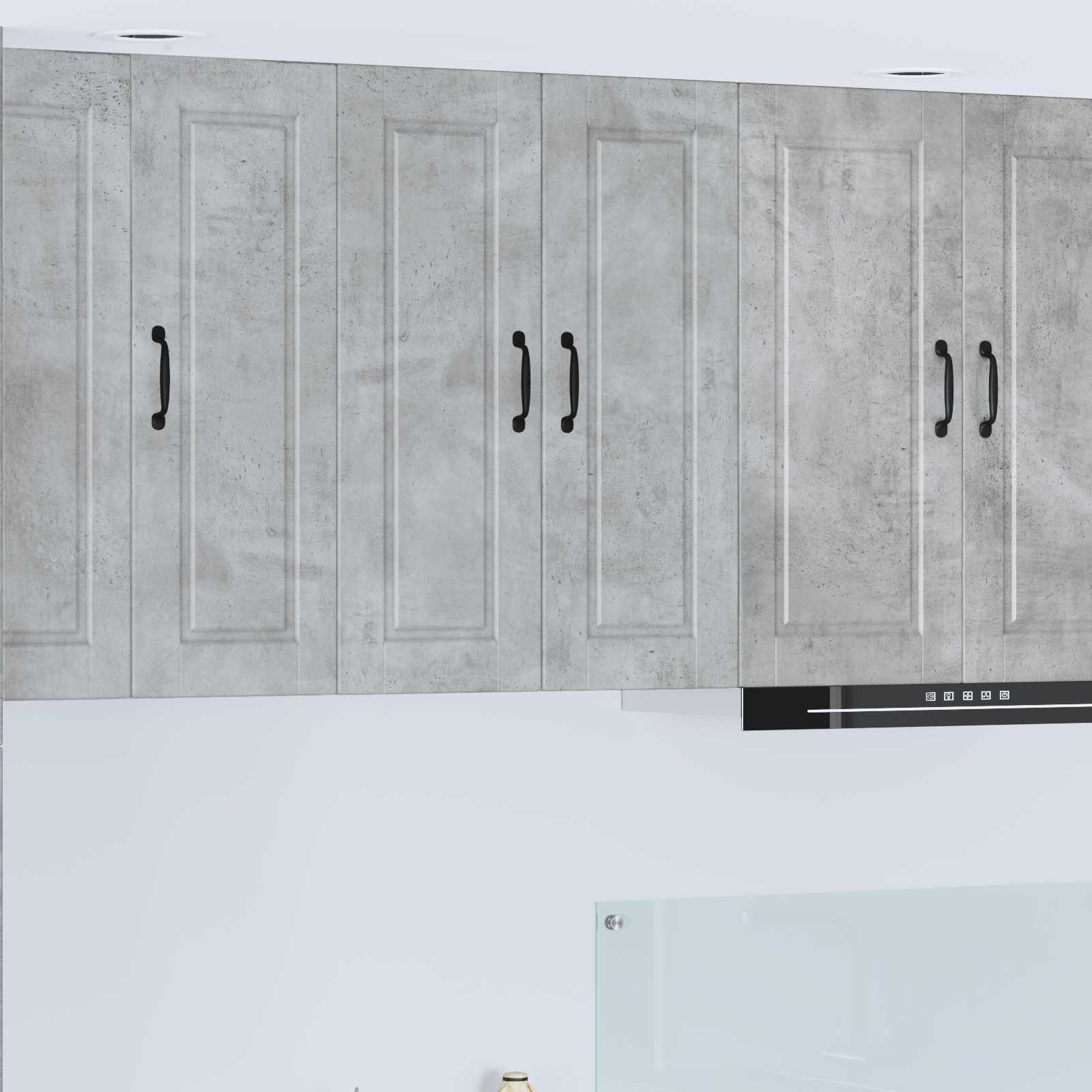 Wandschrank PORTO Beton Grau 60 x 31 x 80 cm Holzwerkstoff