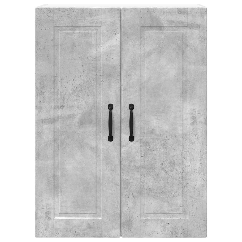 Küchenwandschrank Beton Grau 60 x 31 x 80 cm Holzwerkstoff