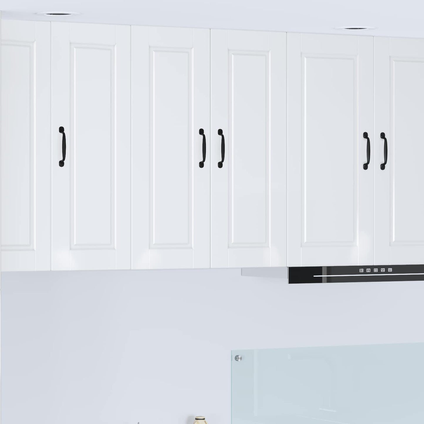 Wandschrank PORTO Hochglanz Weiß 60 x 31 x 80 cm Holzwerkstoff