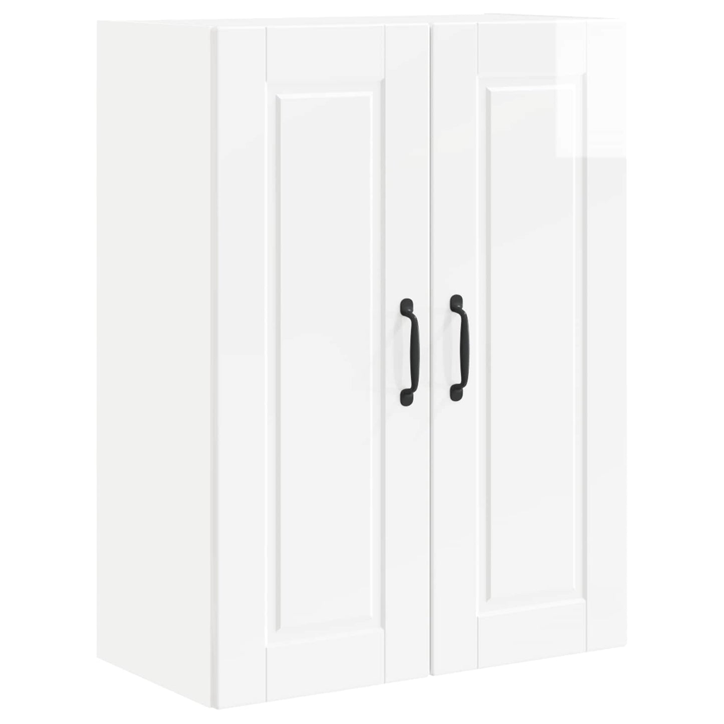 Wandschrank PORTO Hochglanz Weiß 60 x 31 x 80 cm Holzwerkstoff