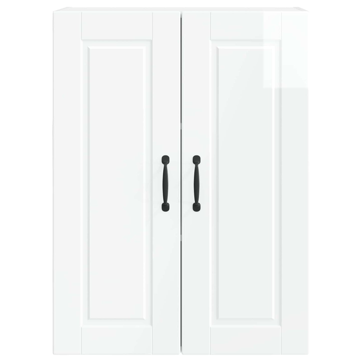 Wandschrank PORTO Hochglanz Weiß 60 x 31 x 80 cm Holzwerkstoff