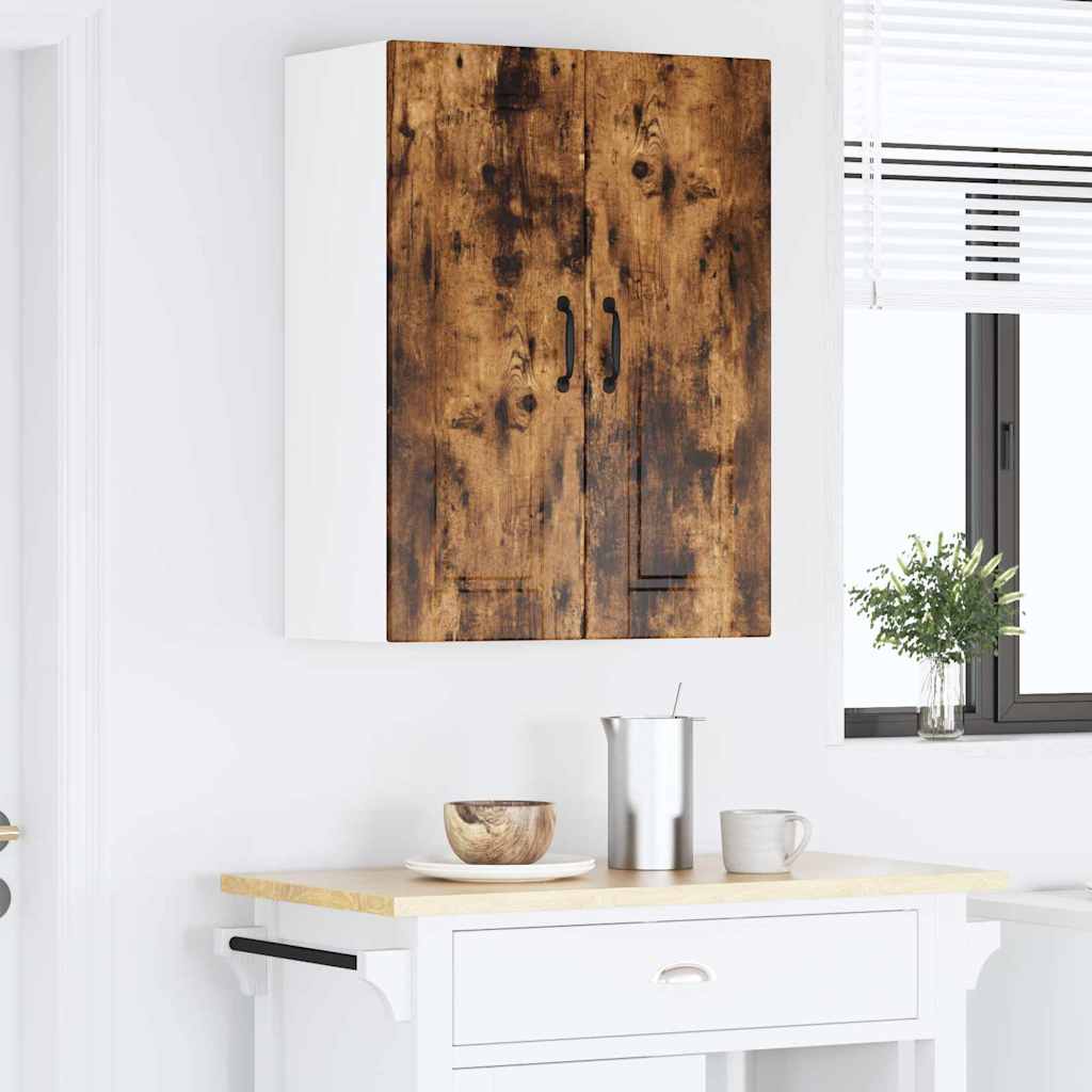 Küchenwandschrank mit Regal Geräucherte Eiche 60 x 31 x 80 cm