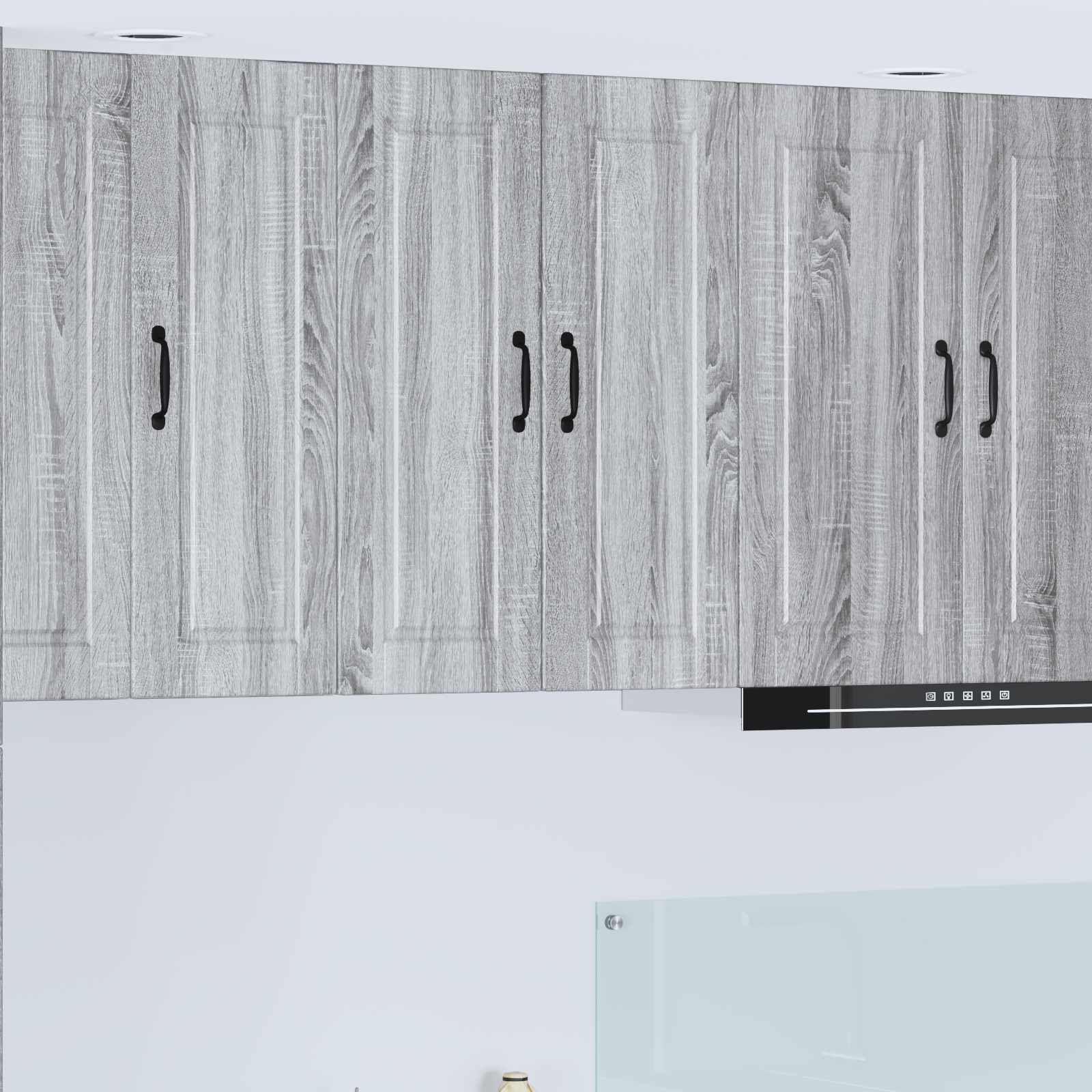 Wandschrank PORTO Graues Sonoma 60 x 31 x 80 cm Holzwerkstoff